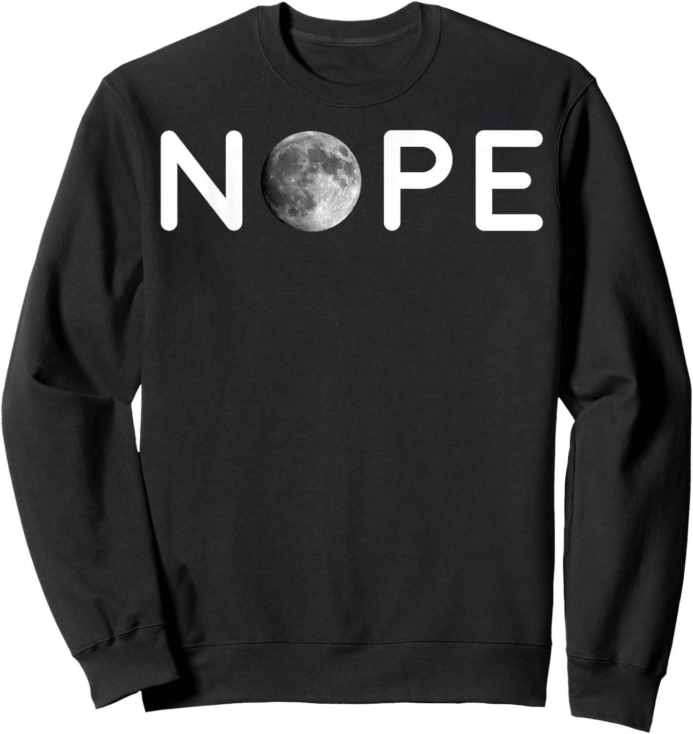 Fake Moon Landing Space Conspiracy Hoax Funny Gift Sweatshirt - Sweatshirt | Black
