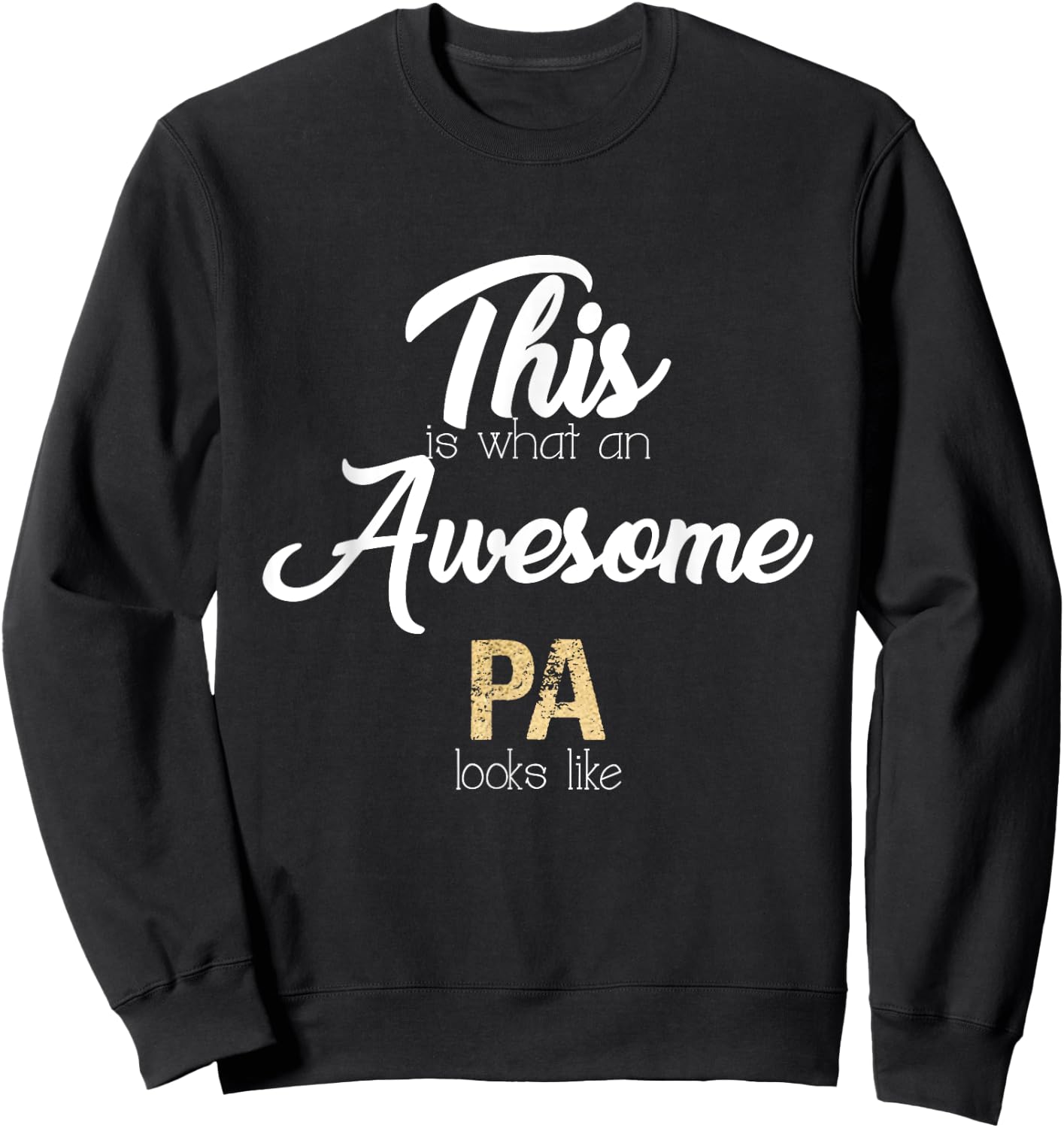 Awesome Pa Gift Grandfather from Granddaughter Grandson Sweatshirt - Sweatshirt | Black
