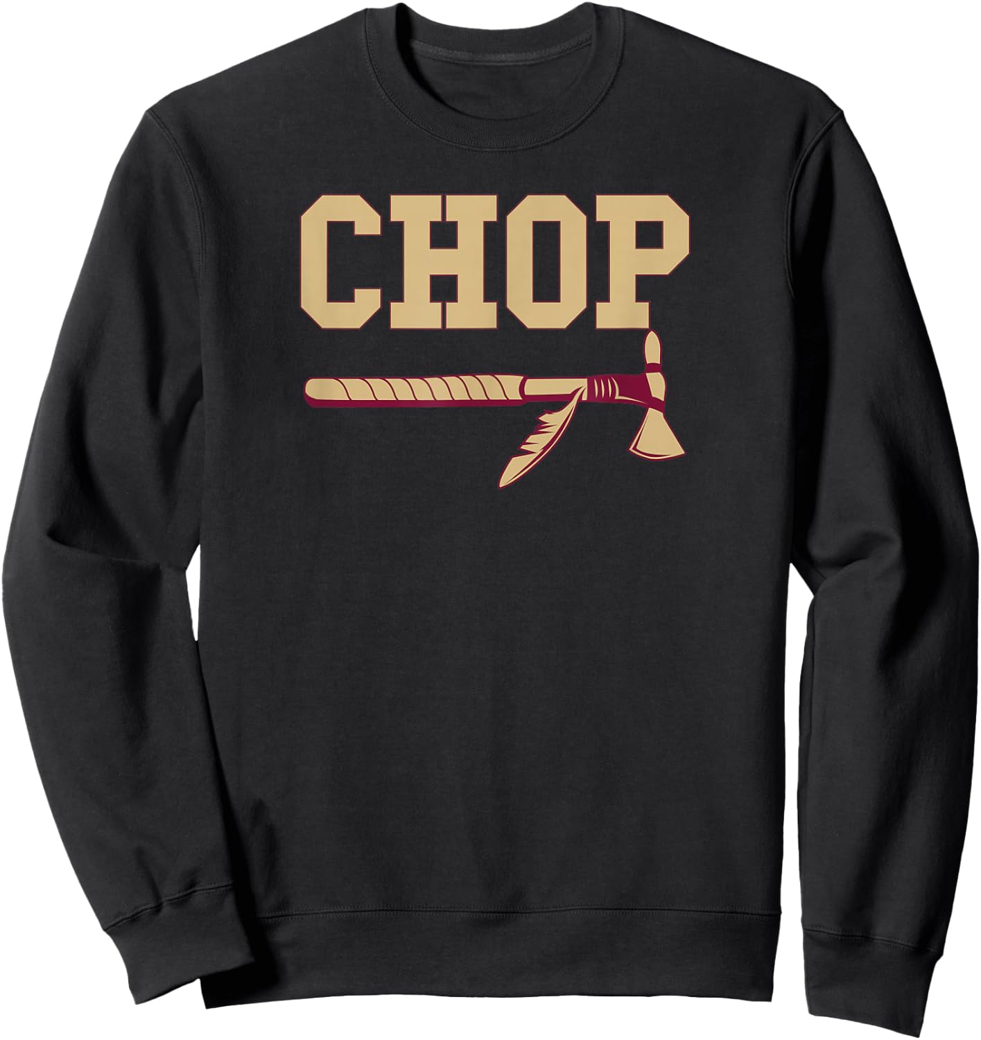 Gold Chop Tomahawk Tallahassee Shirt Sweatshirt - Sweatshirt | Black