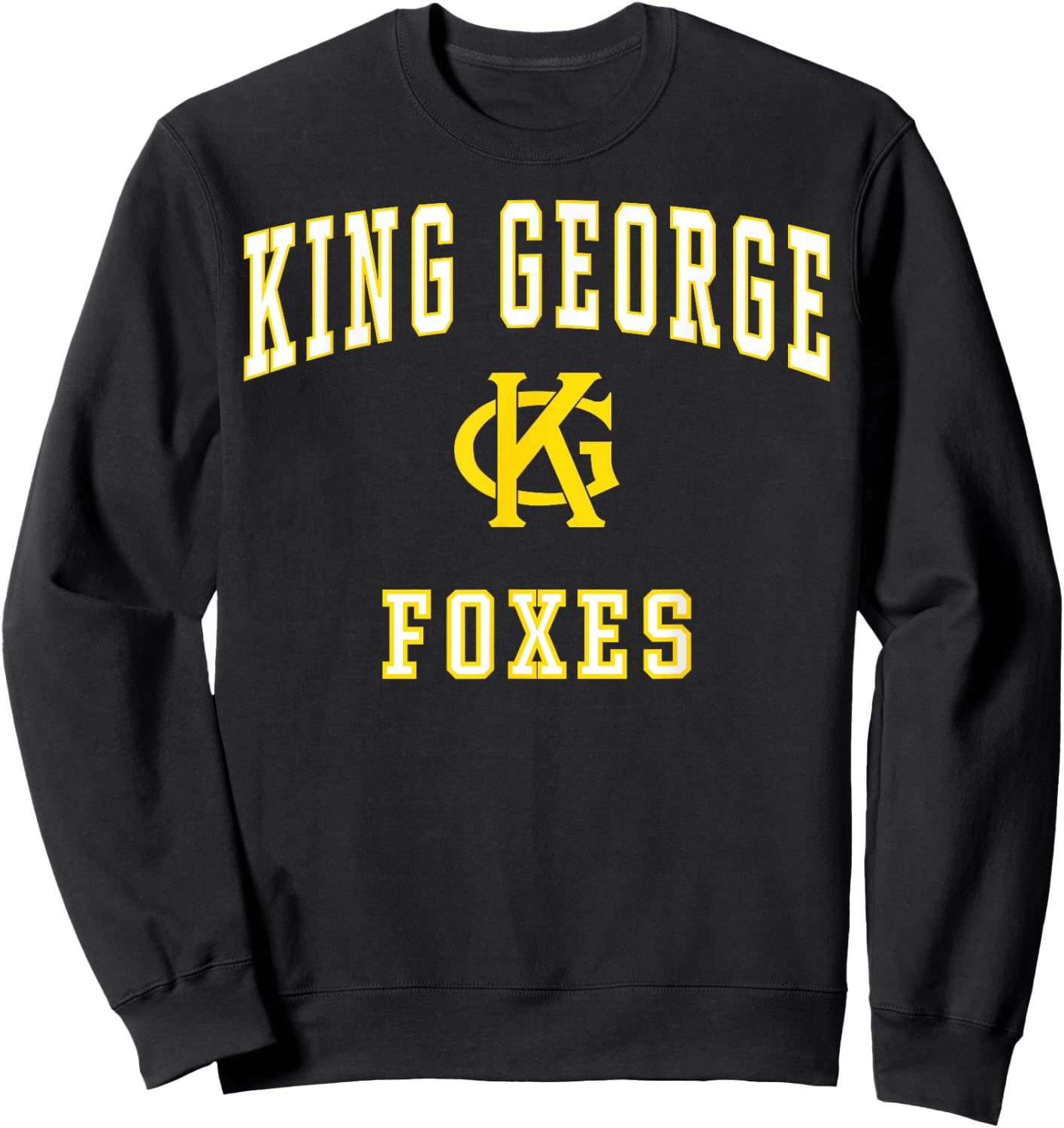 King George High School Foxes C1 Sweatshirt - Sweatshirt | Black