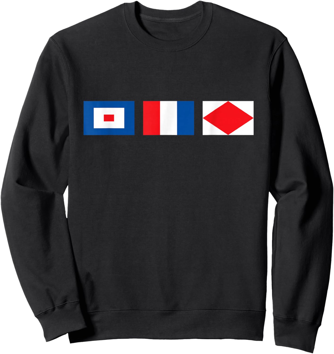 Whiskey Tango Foxtrot Funny Sailing Sweatshirt - Sweatshirt | Black