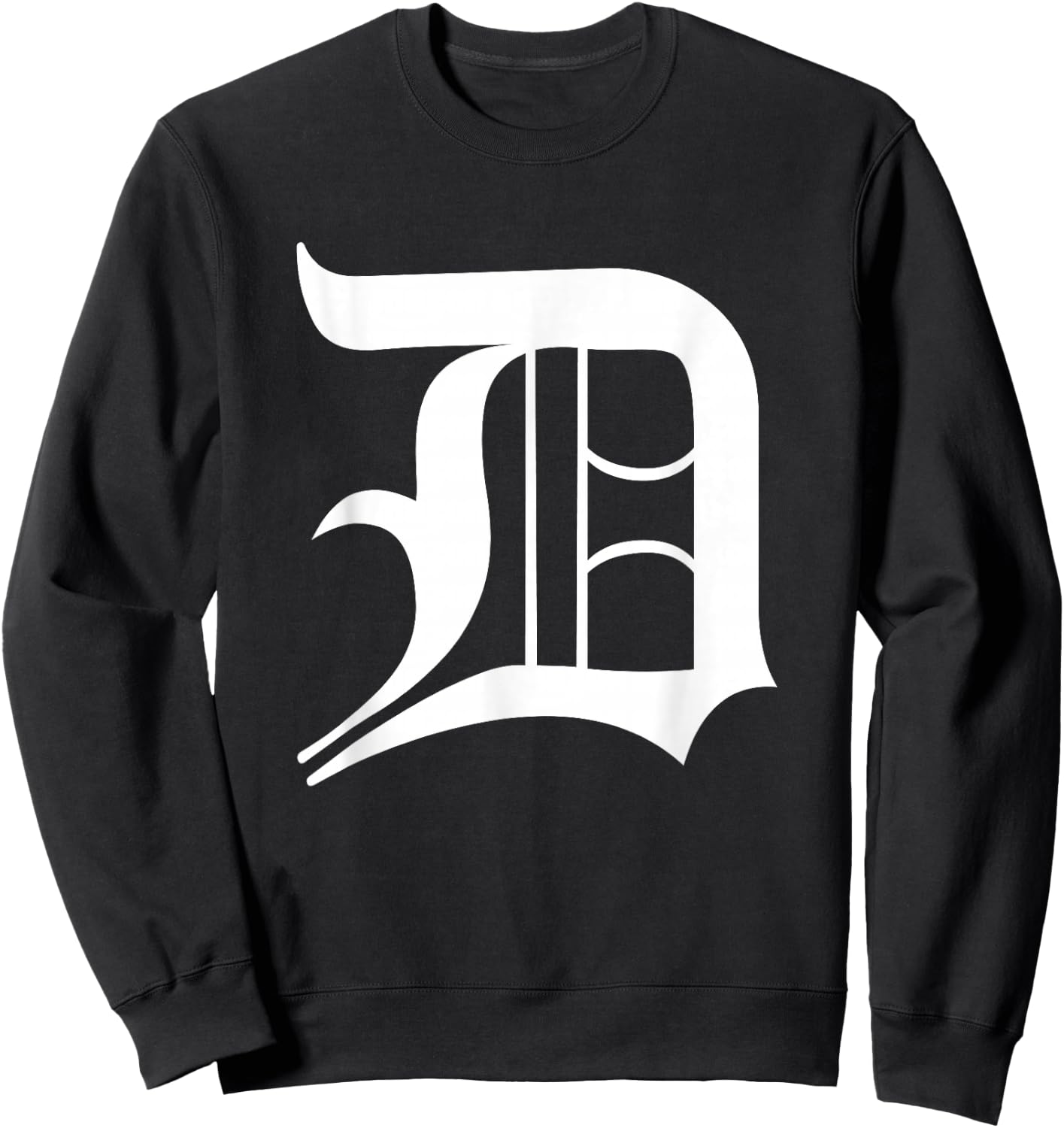 Detroit Letter D Sweatshirt - Sweatshirt | Black