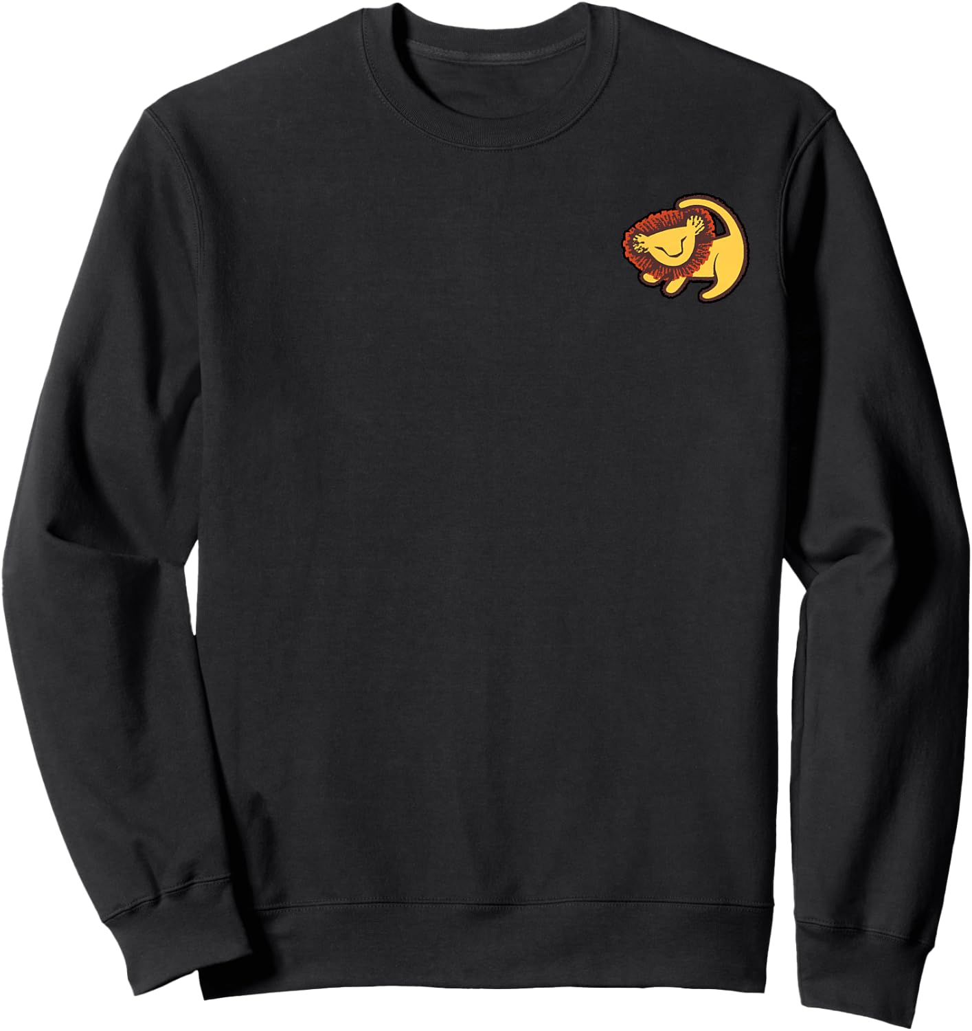 Disney Lion King Pocket Baby Simba Drawing Sweatshirt - Sweatshirt | Black