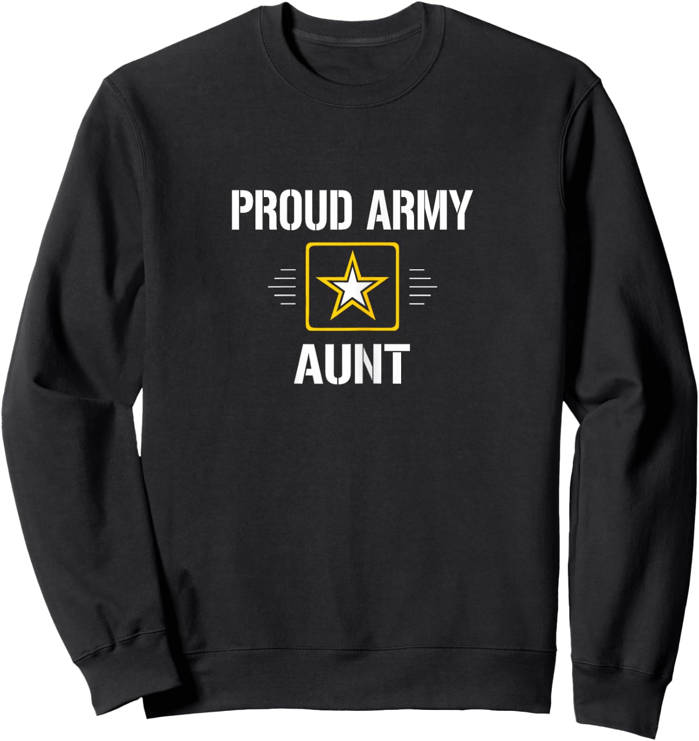 Proud Army Aunt Sweatshirt - Sweatshirt | Black