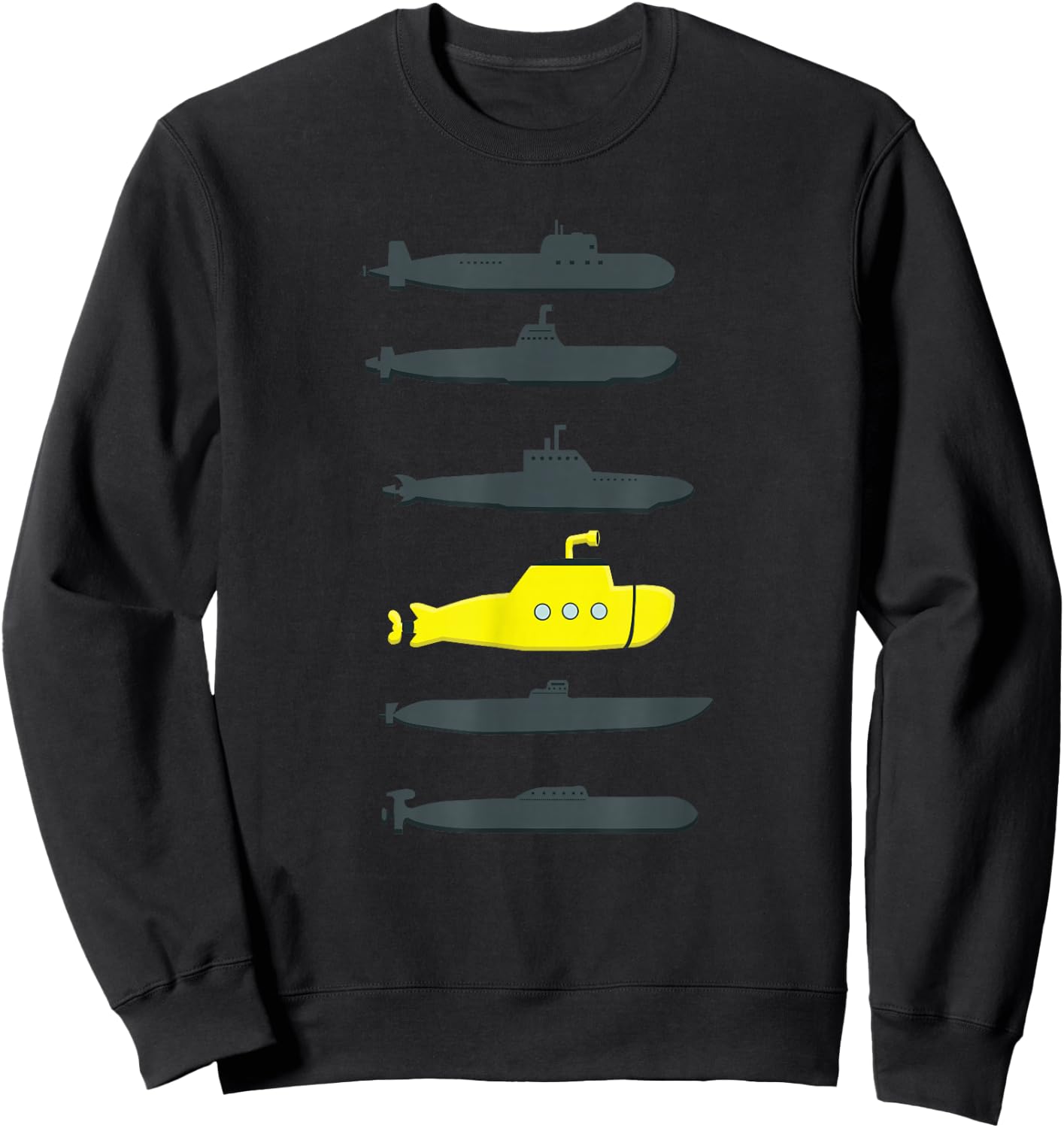 Music Submarine Uboot Submariner for Kids Sweatshirt - Sweatshirt | Black