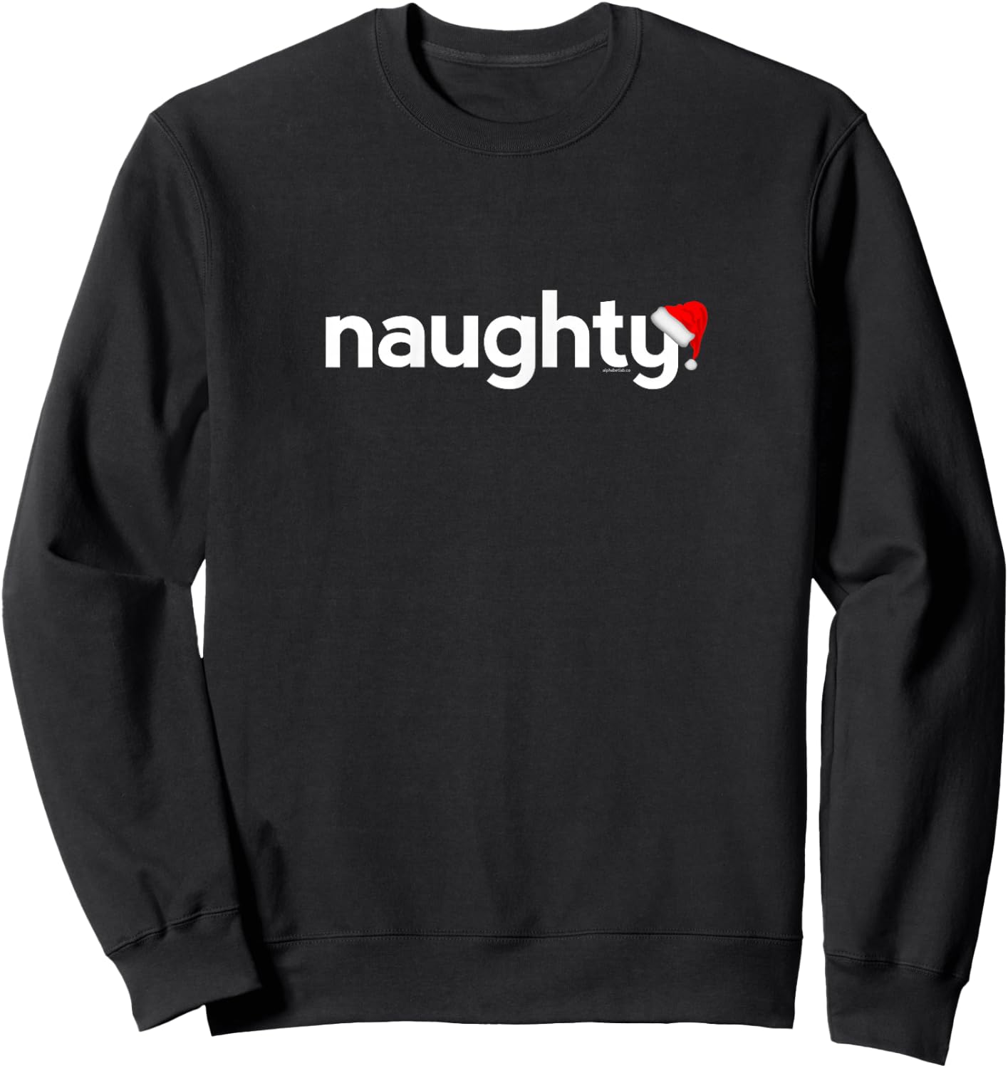 Christmas Shirts Her | Naughty Xmas Cute Idea Sweatshirt - Sweatshirt | Black