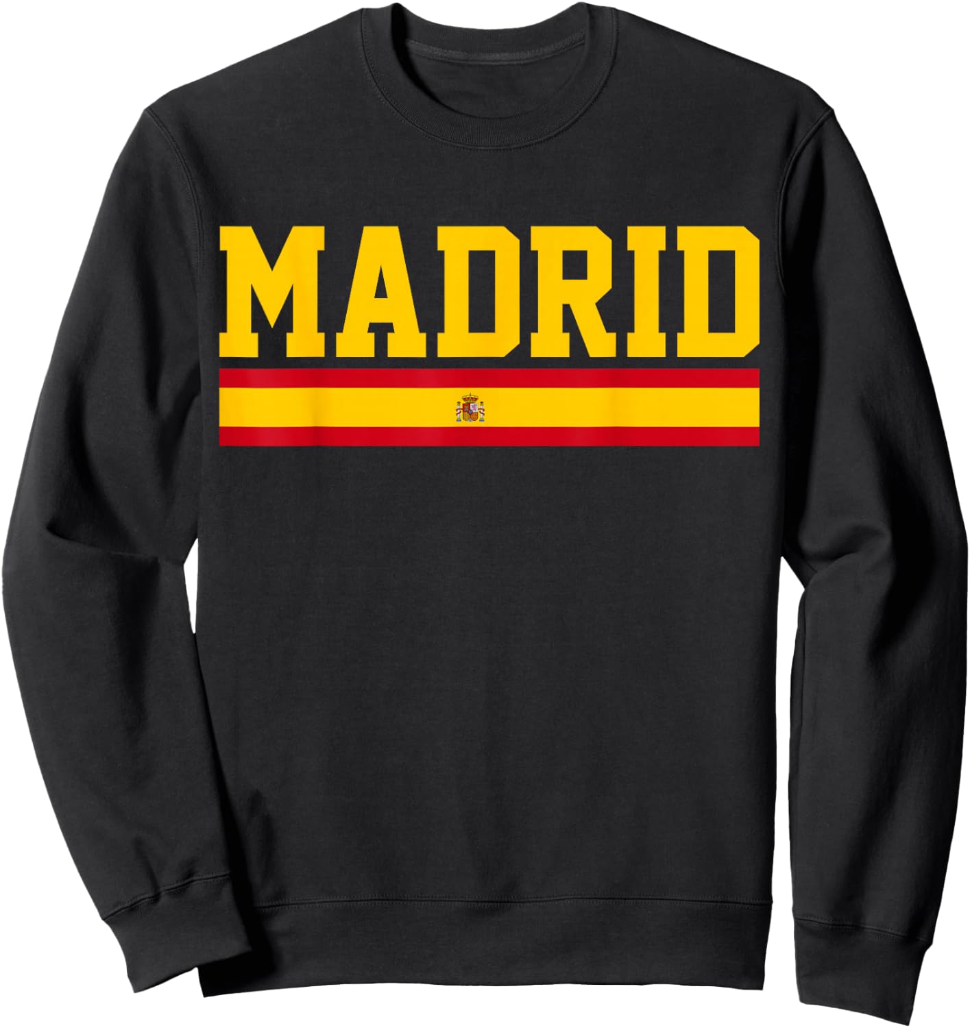 Madrid Spain Sweatshirt - Sweatshirt | Black