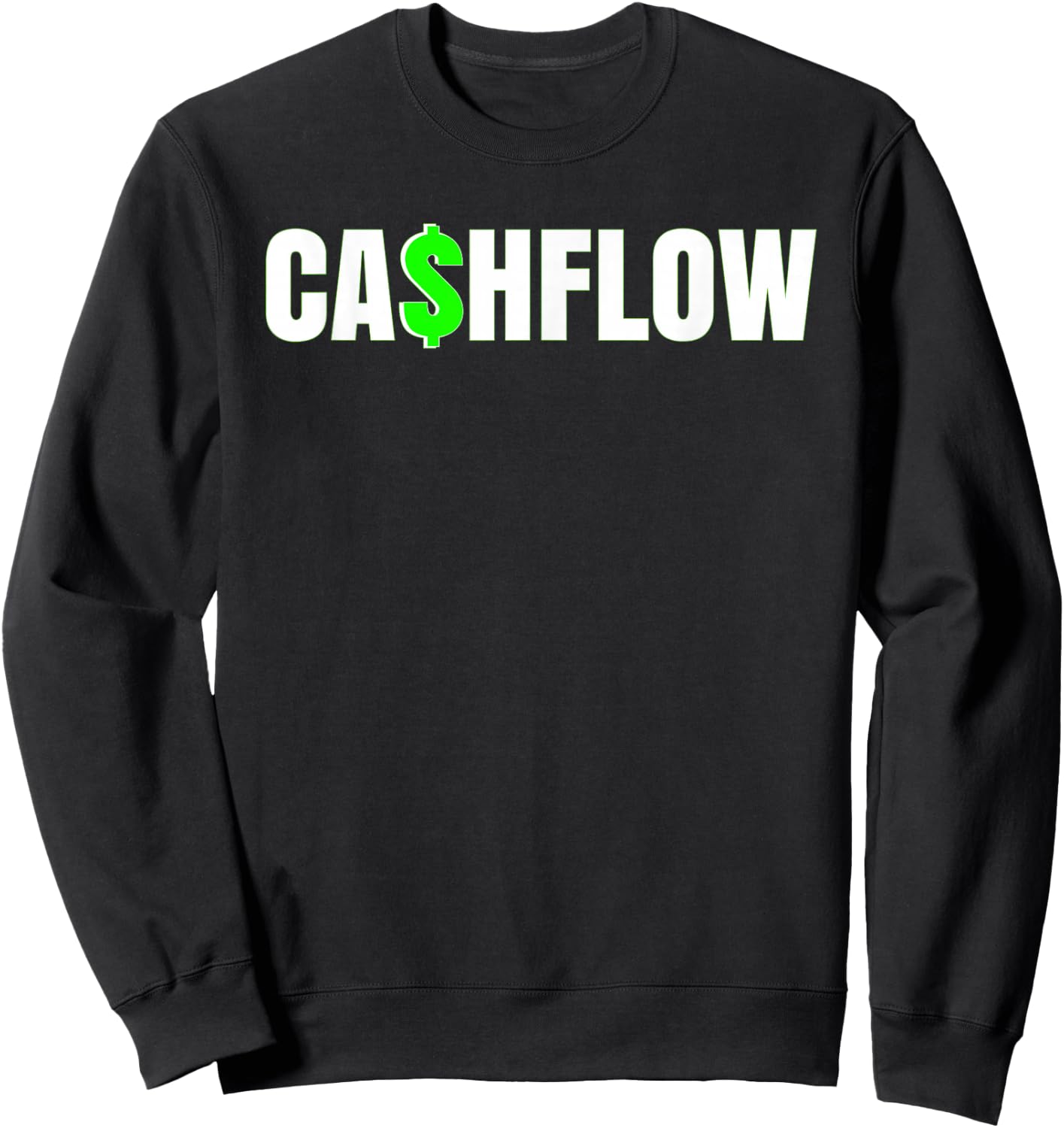 Hustle Business Entrepreneur Cashflow Sweatshirt - Sweatshirt | Black
