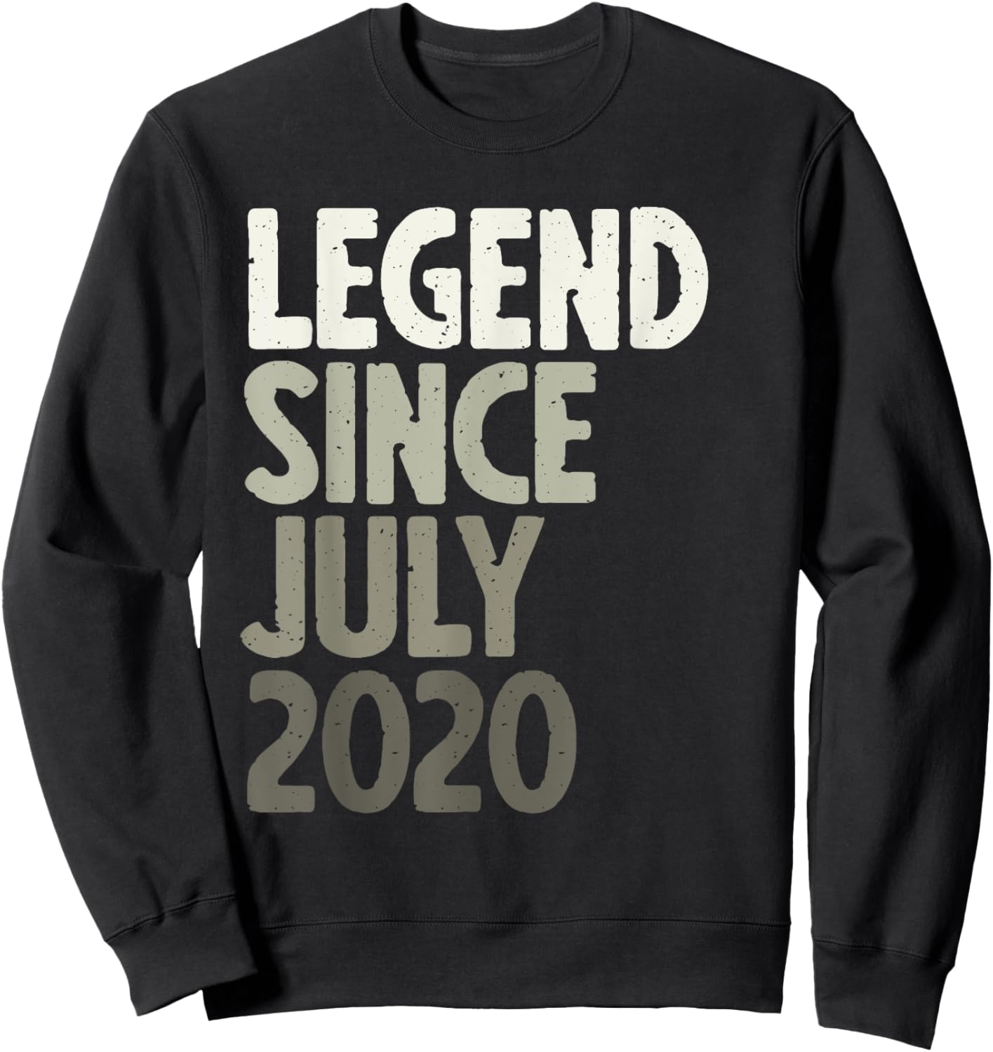 Legend Since July 2020 Birthday Sweatshirt - Sweatshirt | Black