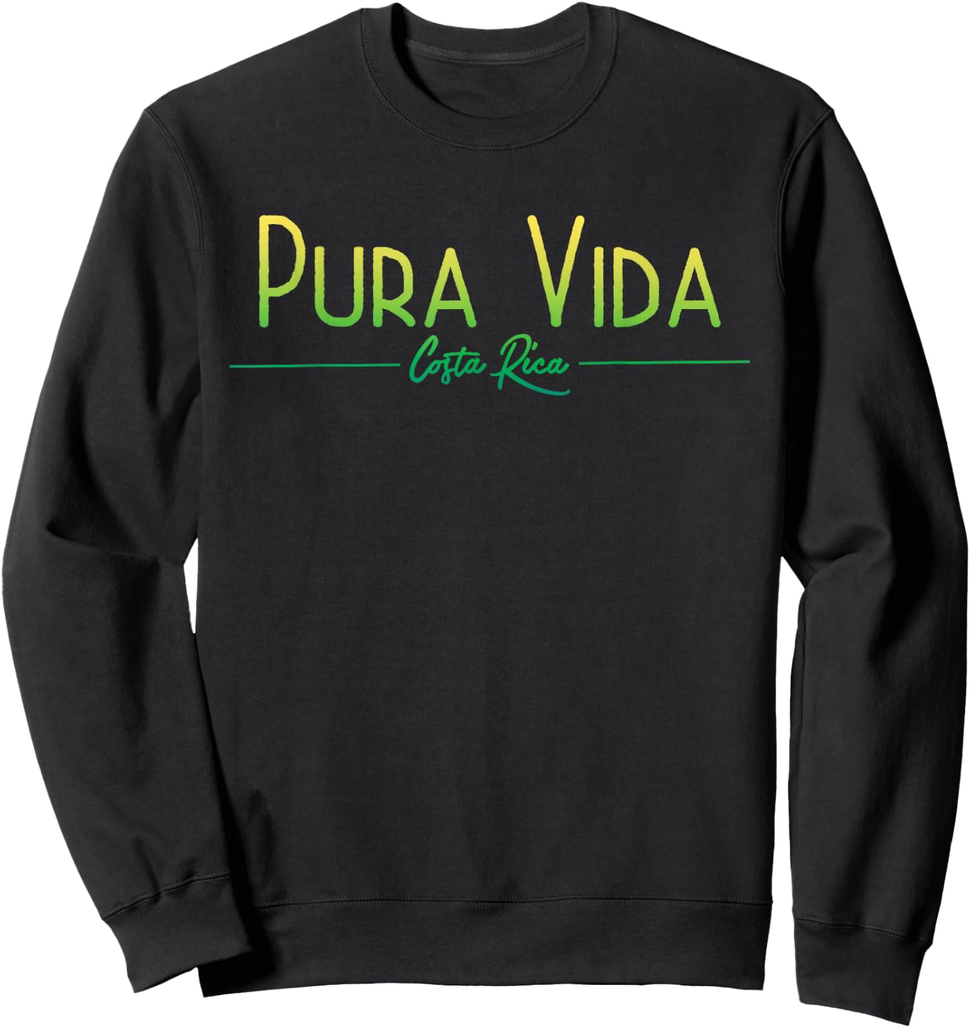 Pura Vida Costa Rica T Shirt Sweatshirt - Sweatshirt | Black