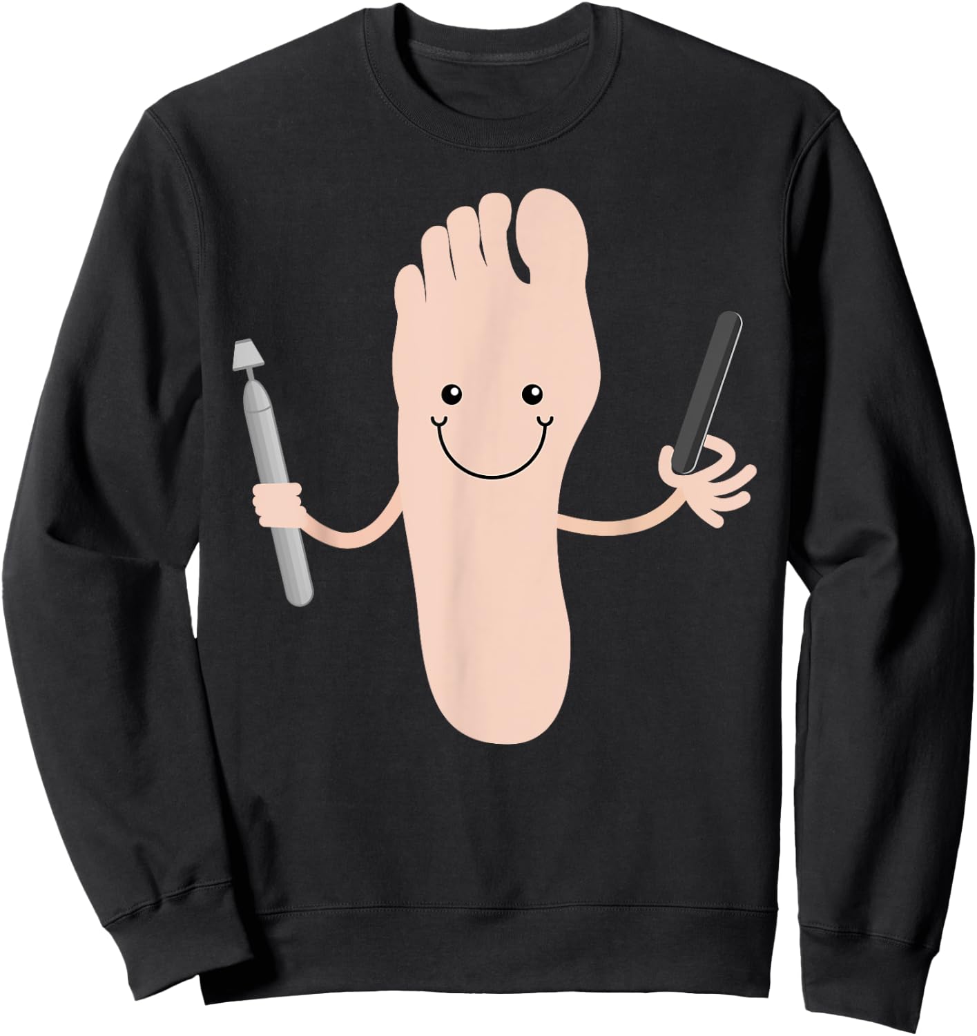 Funny Foot Doctor Sexy Podiatrist Beautician Shirt Sweatshirt - Sweatshirt | Black