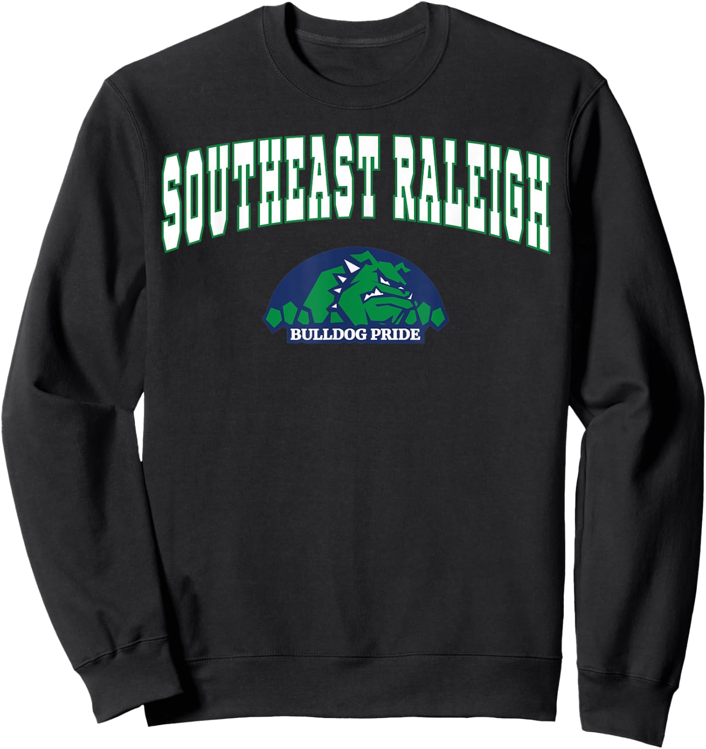 Southeast Raleigh High School Bulldogs Sweatshirt - Sweatshirt | Black