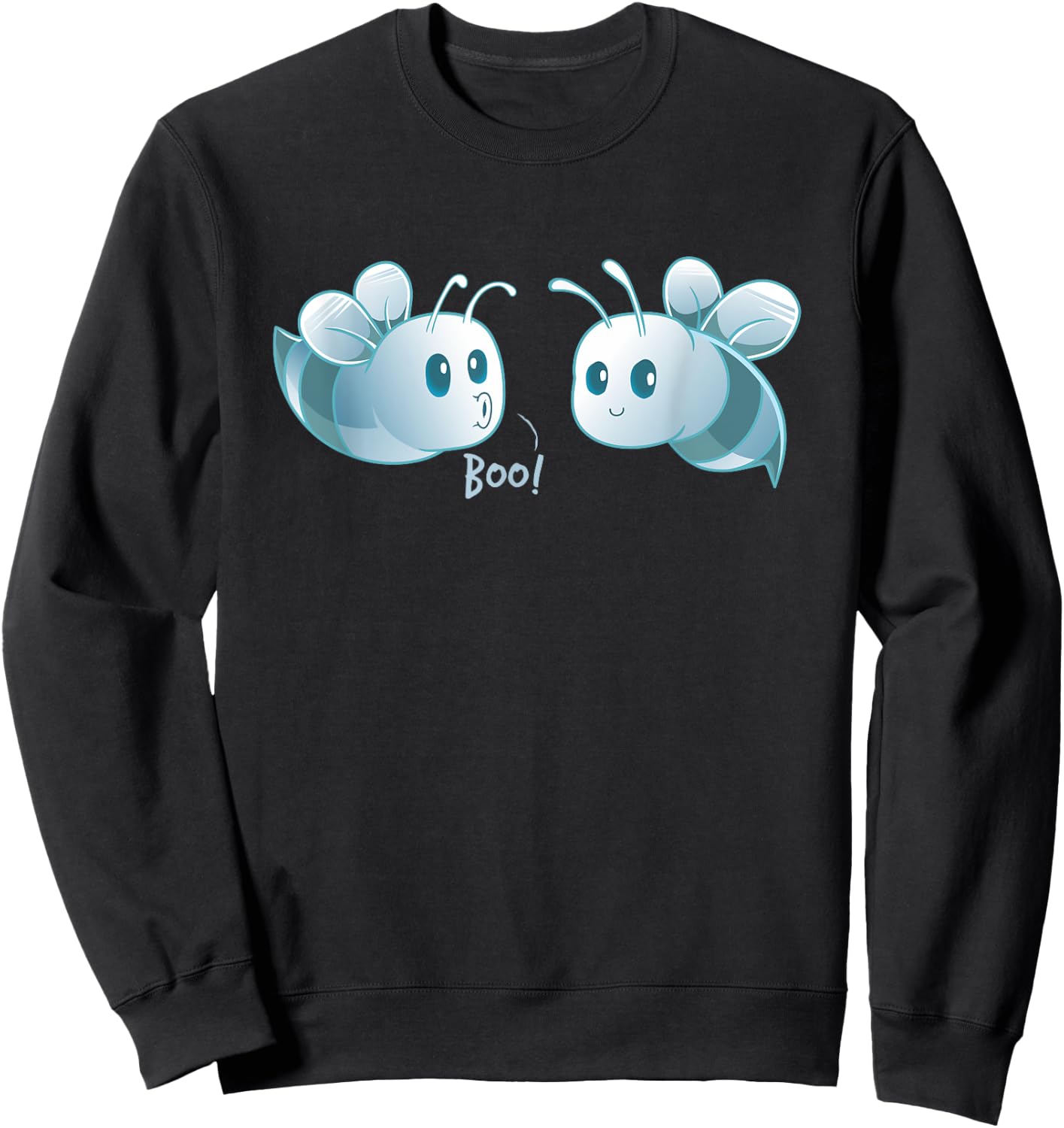 Boo Bees Ghost Women Boobs Beekeeper Bee Lover Halloween Sweatshirt - Sweatshirt | Black