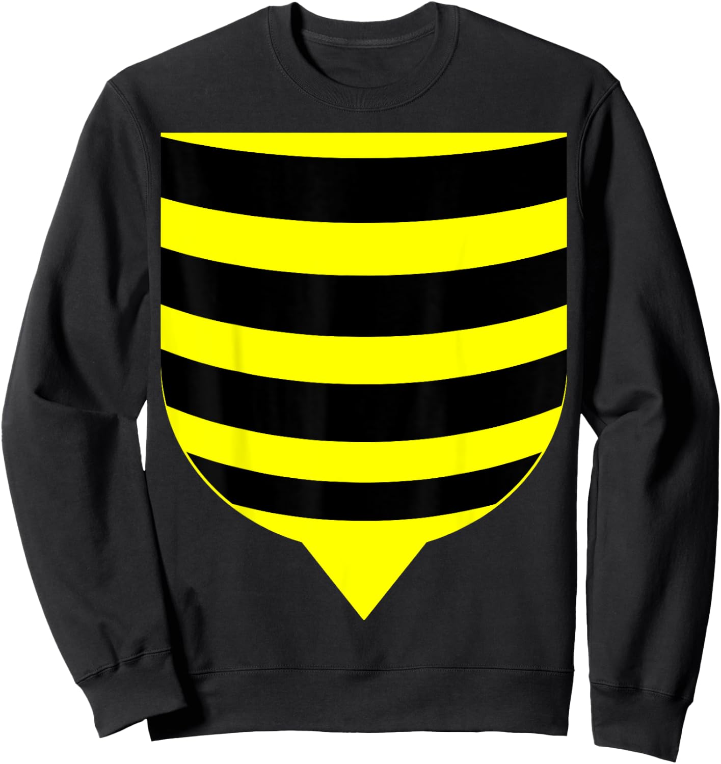 Funny Halloween Honey Bee Costume T Shirt Men Women Kids Sweatshirt - Sweatshirt | Black