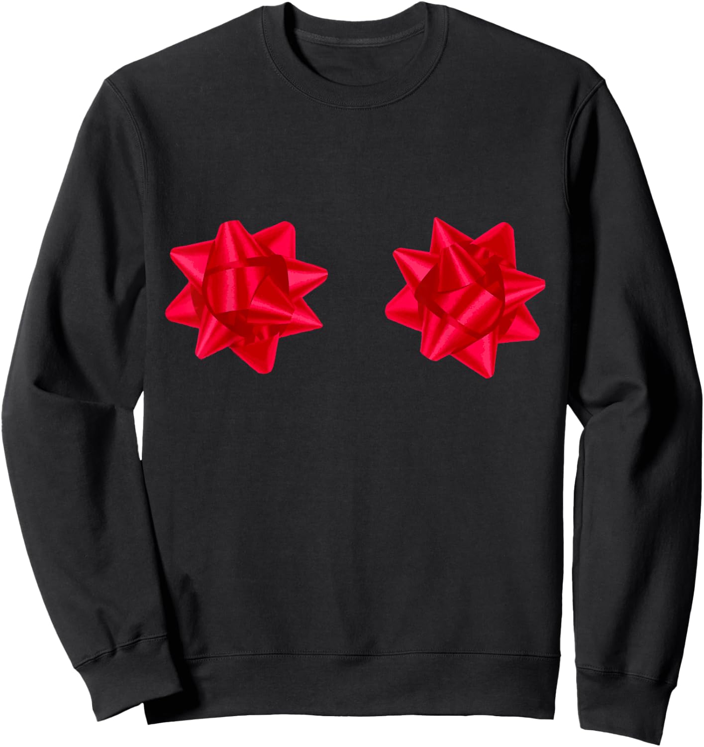 Naughty Funny Xmas Sexy Mrs Santa Claus Wife Girl Sweatshirt - Sweatshirt | Black