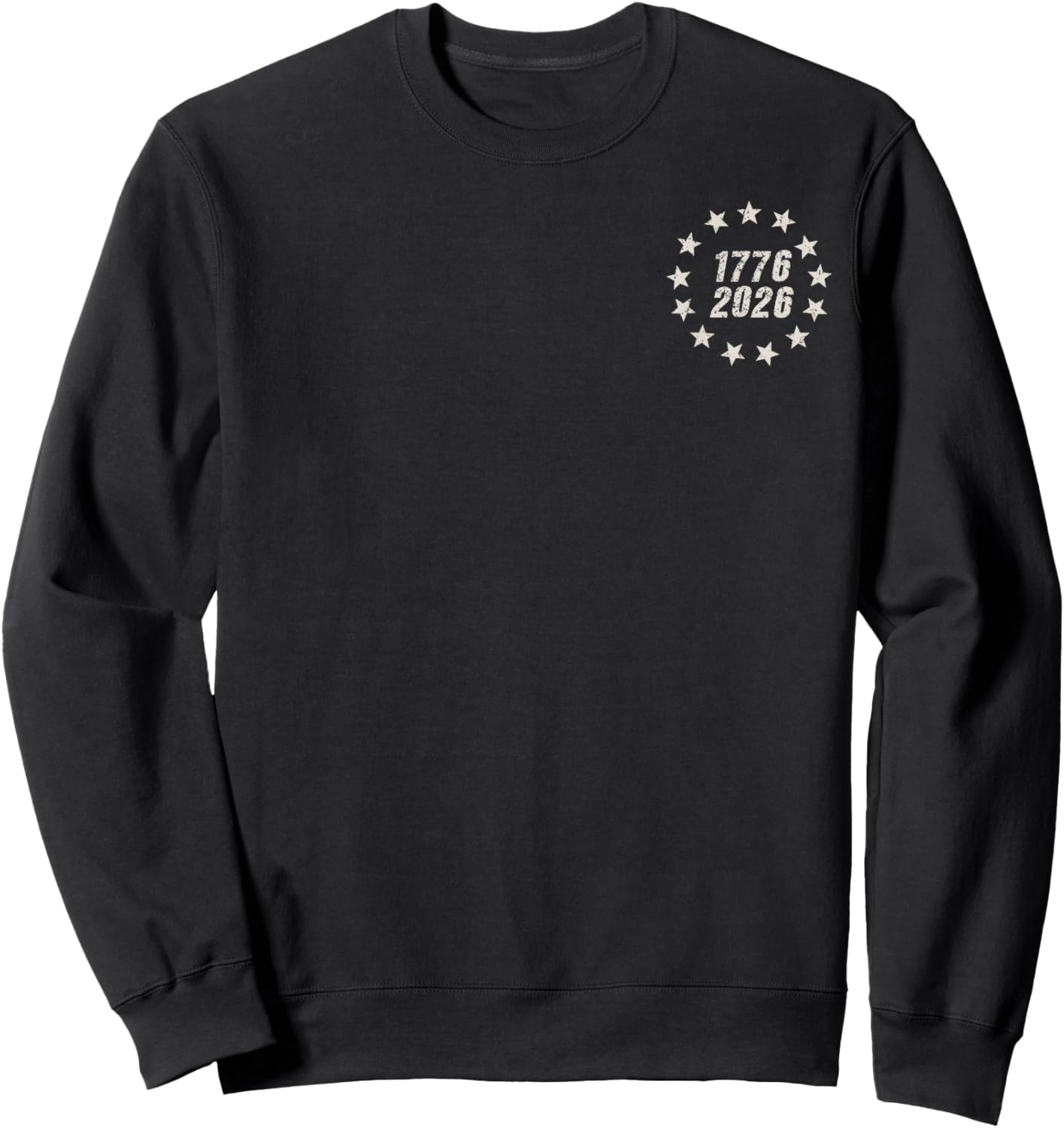Front & Back Sweatshirt - Sweatshirt | Black