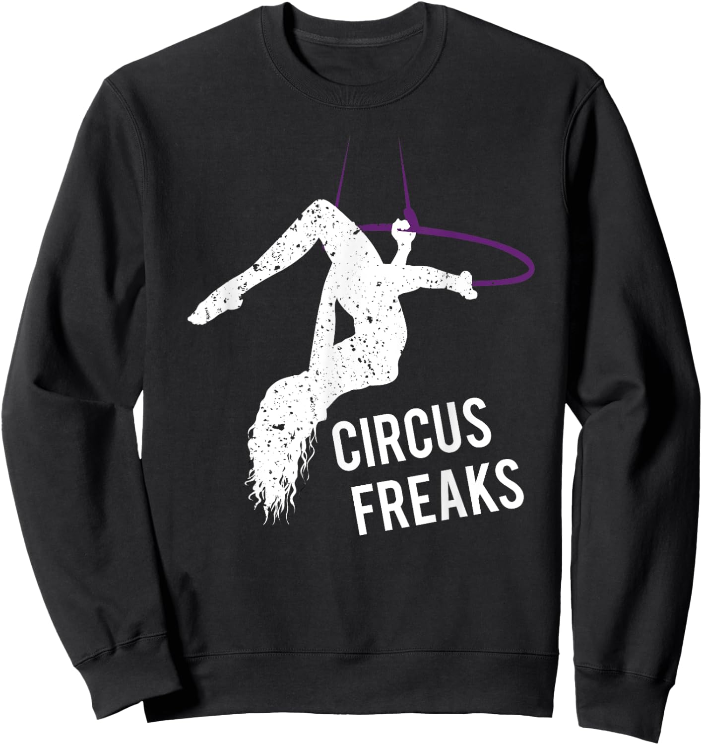 Aerial Arts Clothing, Cute Aerialist Shirts Sweatshirt - Sweatshirt | Black
