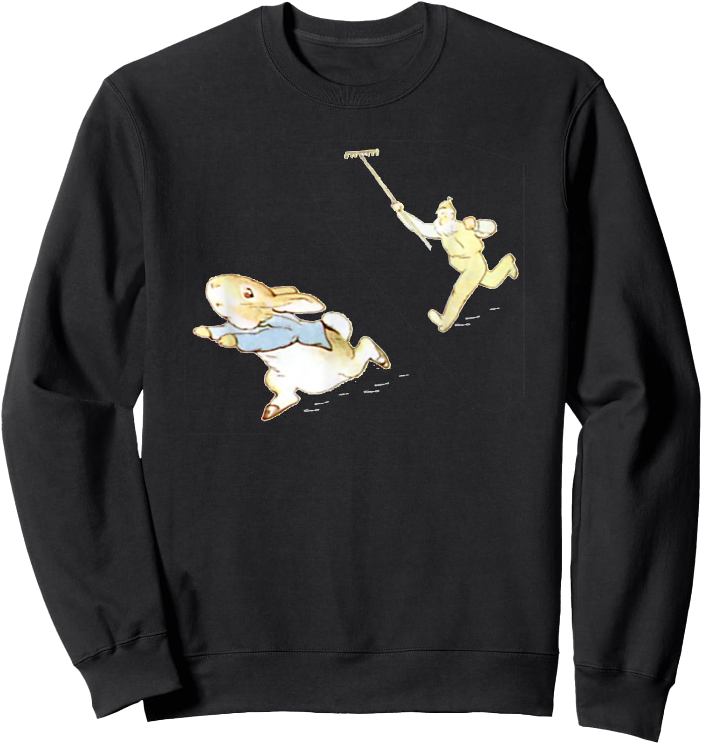 Chased by Mr. McGregor Sweatshirt - Sweatshirt | Black