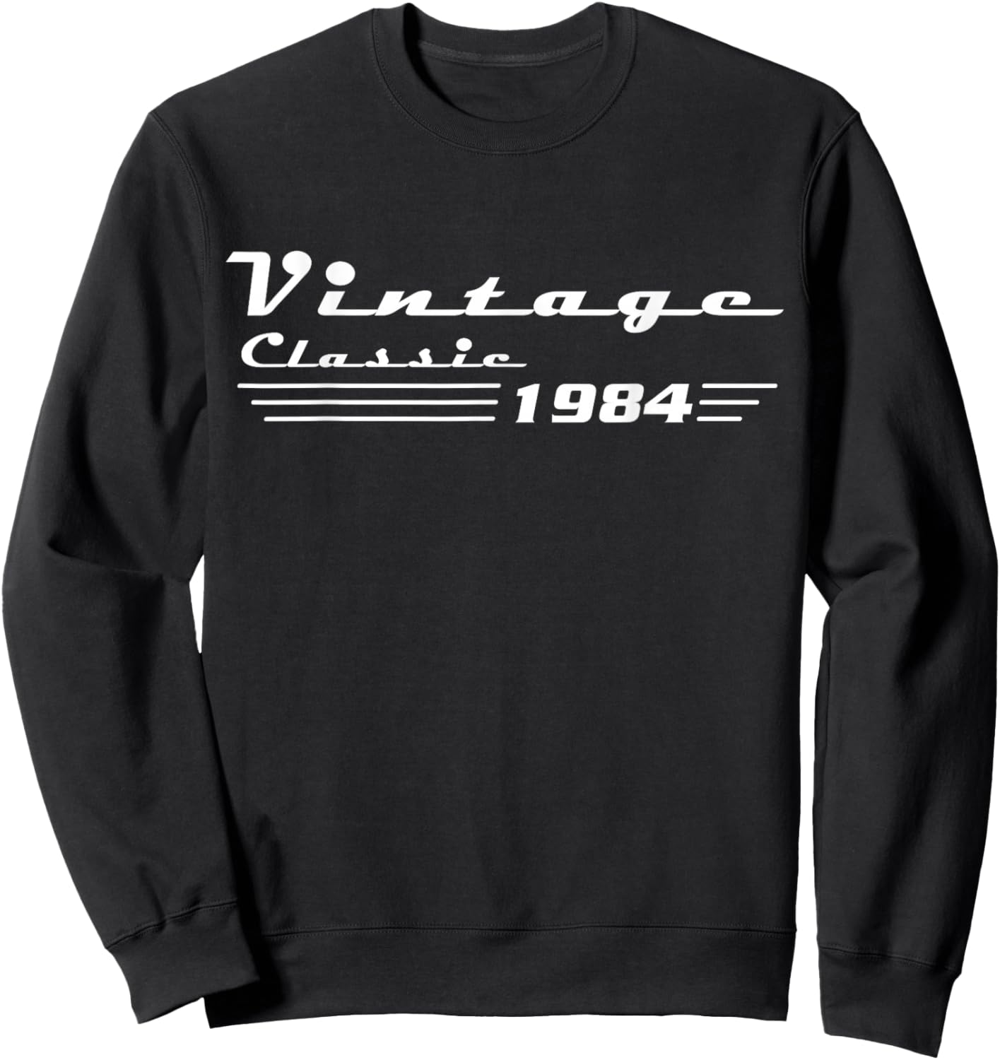 Classic 42 Birthday Decorations Men 42yr 1984 42th Birthday Sweatshirt - Sweatshirt | Black