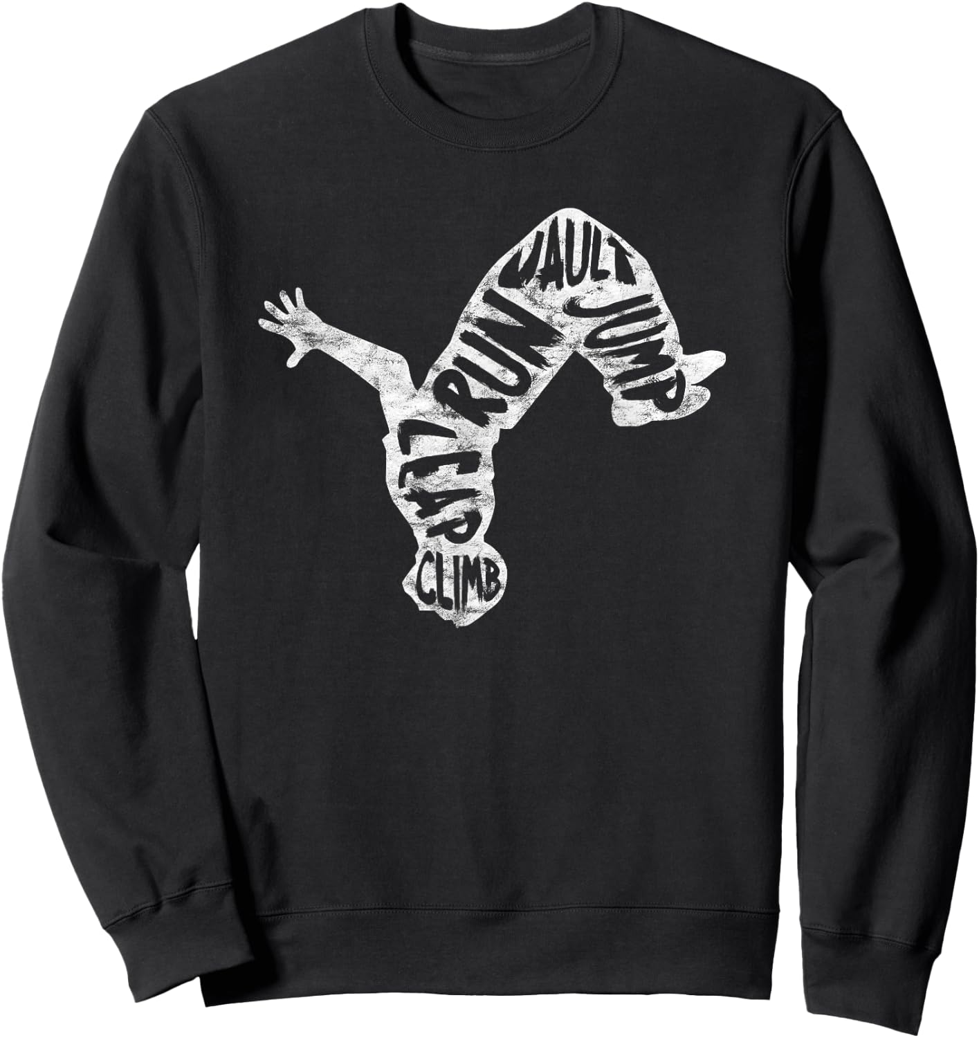 Parkour Free Running Backflip Sweatshirt - Sweatshirt | Black