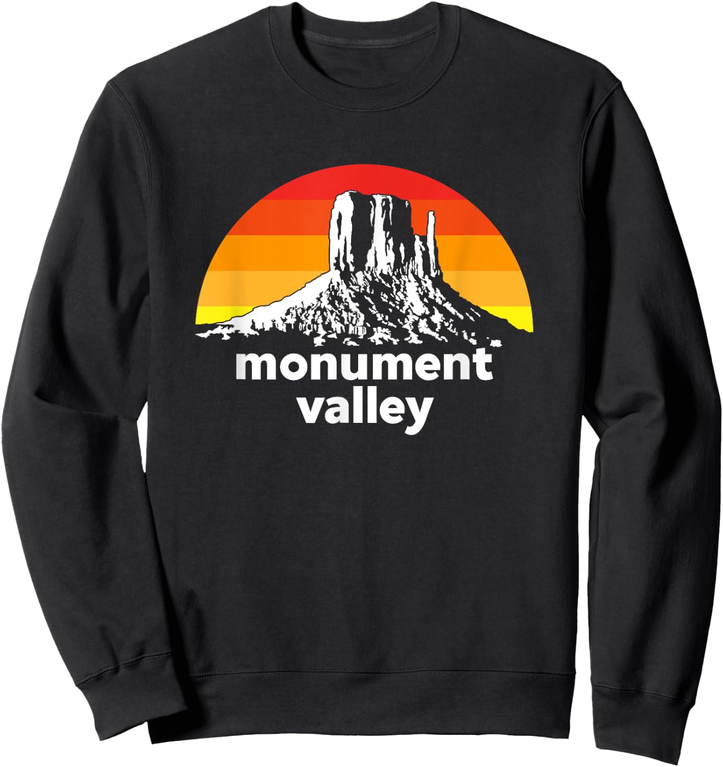 Unku Monument Valley Sweatshirt - Sweatshirt | Black
