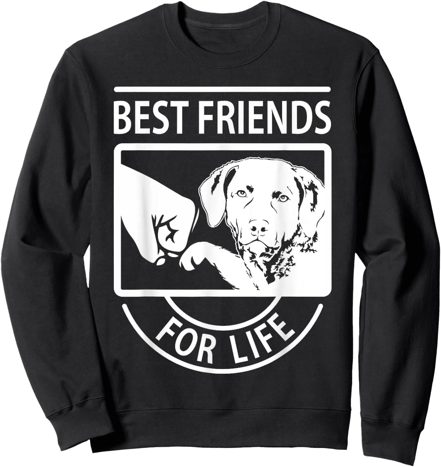 Chesapeake Bay Retriever Best Friend For Life Sweatshirt - Sweatshirt | Black