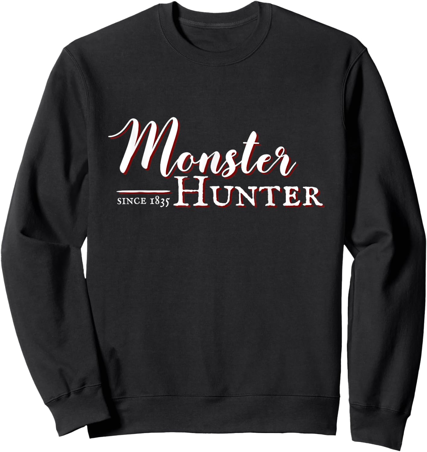 Funny Casual Monster Hunter Halloween Sweatshirt - Sweatshirt | Black