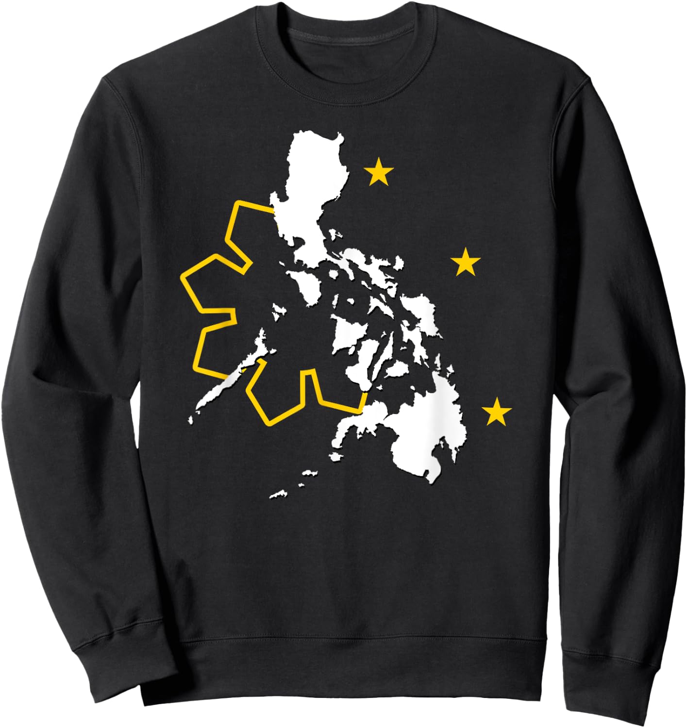 Philippines Map , Women & Kids Sweatshirt - Sweatshirt | Black