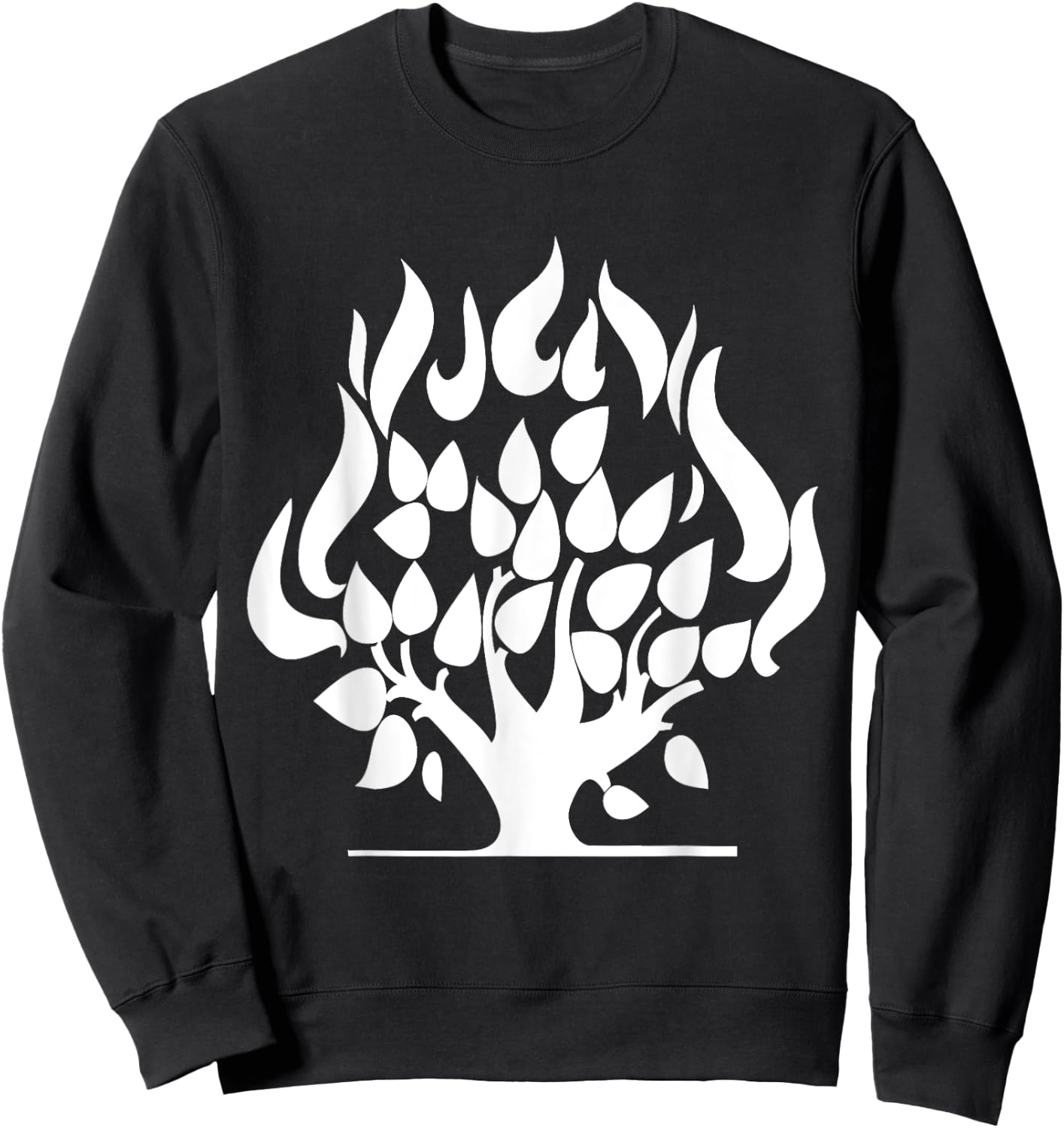 Burning Bush Book of Exodus Bible Sweatshirt - Sweatshirt | Black
