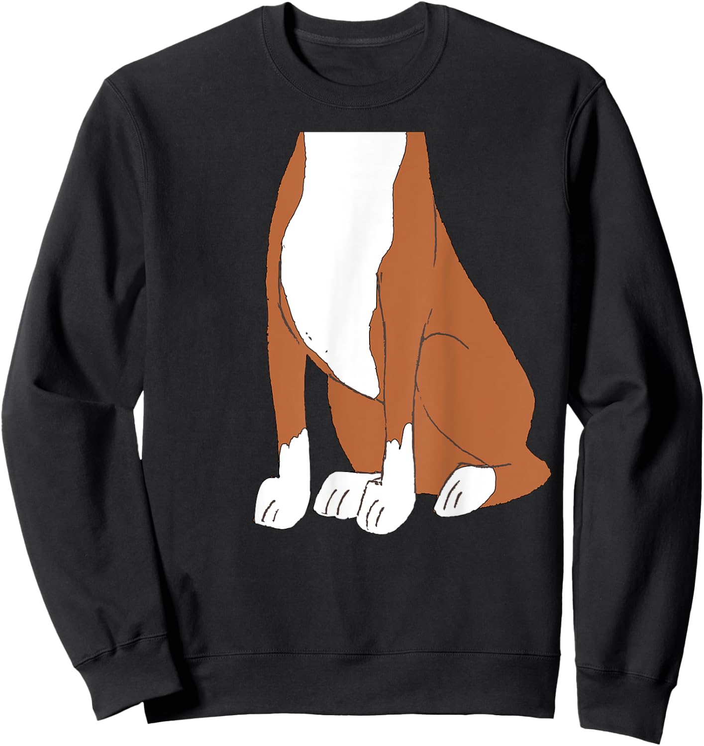 Halloween Boxer Dog Breed Body Costume Shirts for Kids Sweatshirt - Sweatshirt | Black