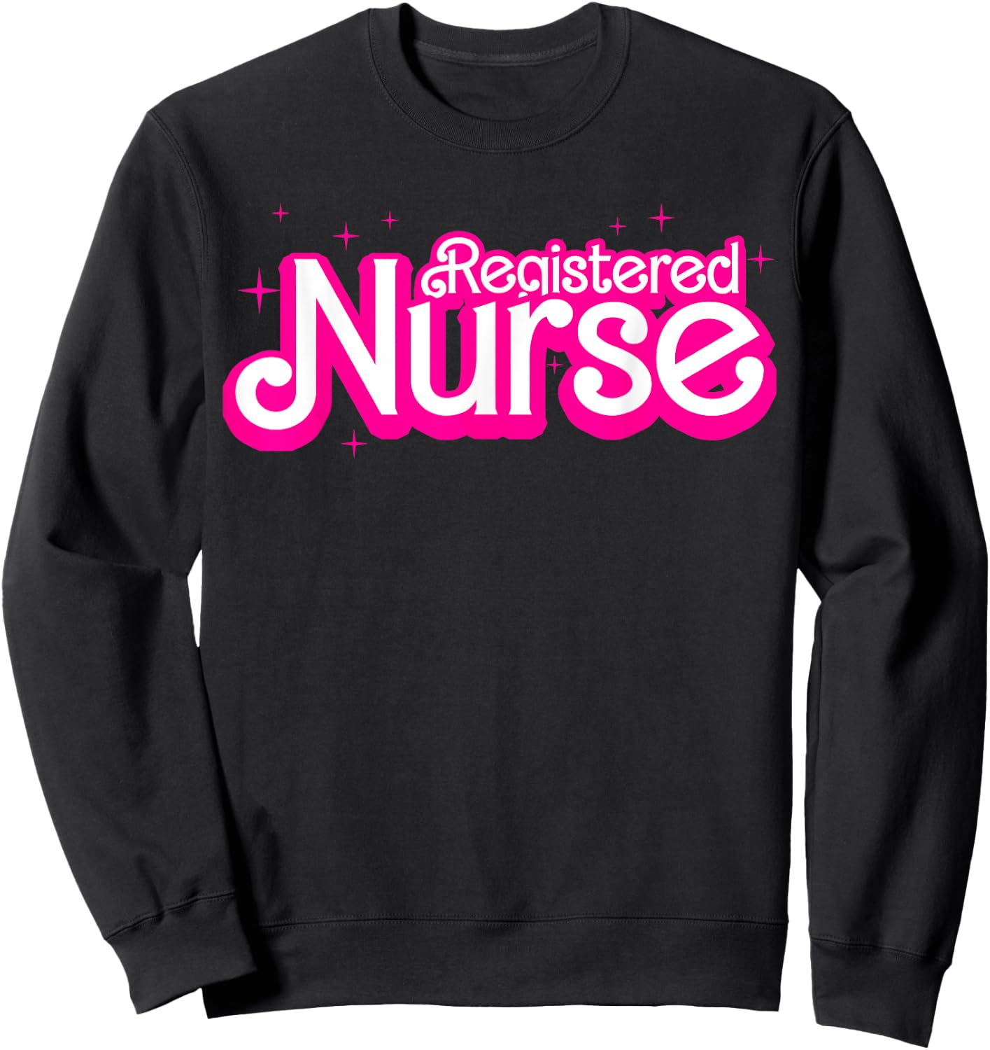 Registered Nurse Healthcare Hospital Nurse Rn Staff Nursing Sweatshirt - Sweatshirt | Black
