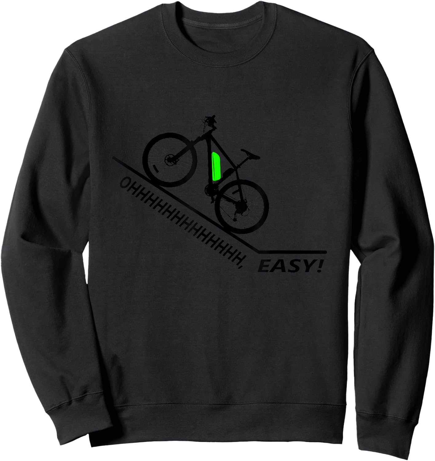 Oh Easy - E-Bike MTB Biking Electric Bicycle Ebiker Sweatshirt - Sweatshirt | Black