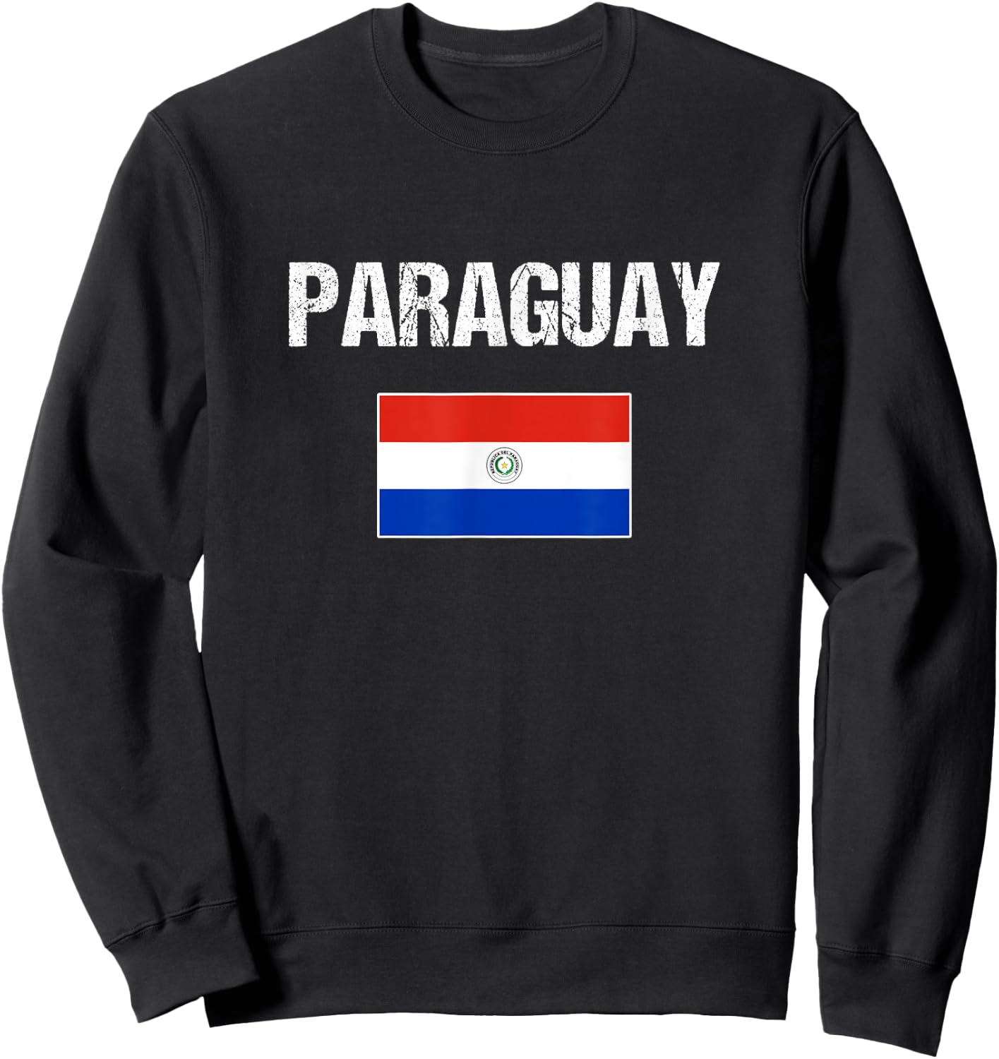 Paraguay Paraguayan Flag Shirt Men Women Youth Kids Sweatshirt - Sweatshirt | Black