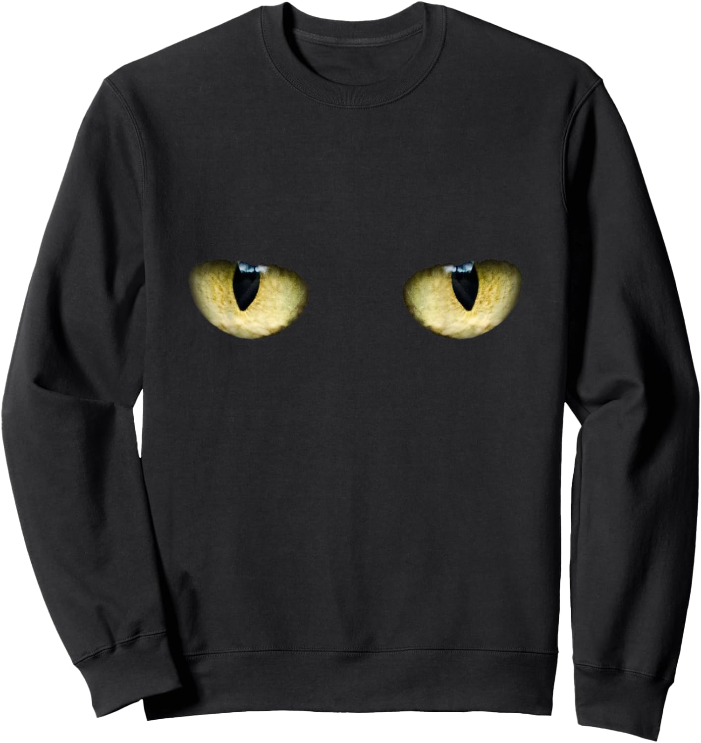 Black Cat Eyes Men Women Kids Sweatshirt - Sweatshirt | Black