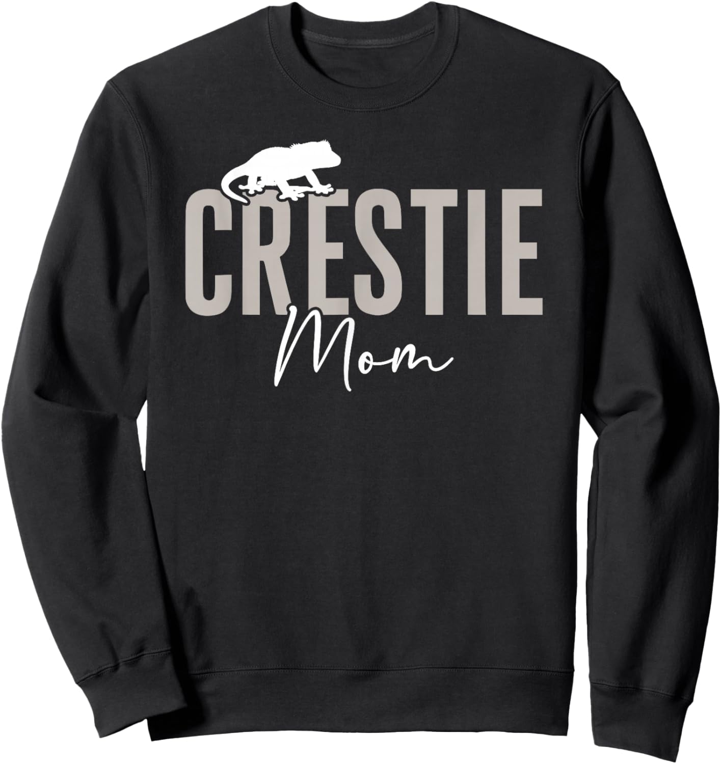 Crestie Mom Boho Crested Gecko Owner Crestie Lover Sweatshirt - Sweatshirt | Black