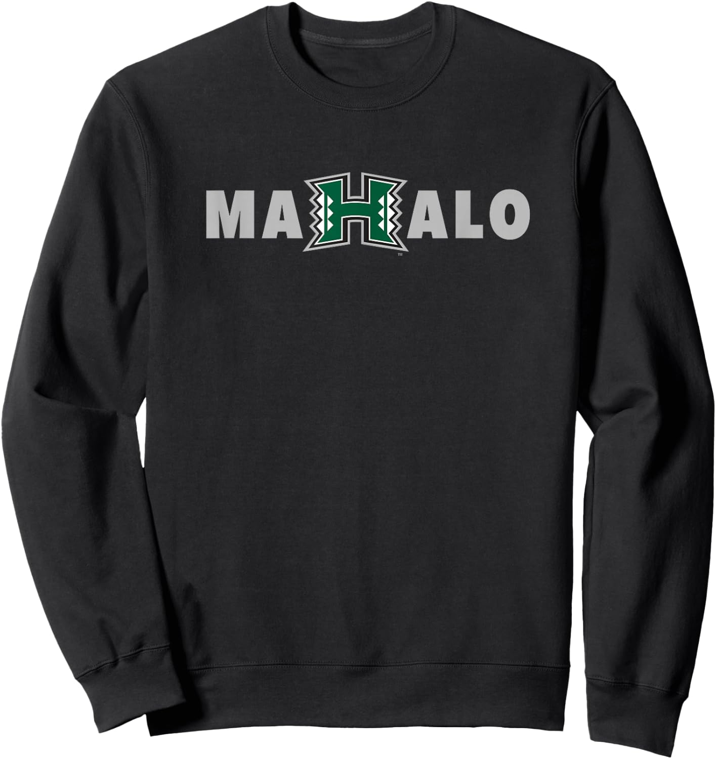 University of Hawaii Rainbow Warriors Mahalo Sweatshirt - Sweatshirt | Black
