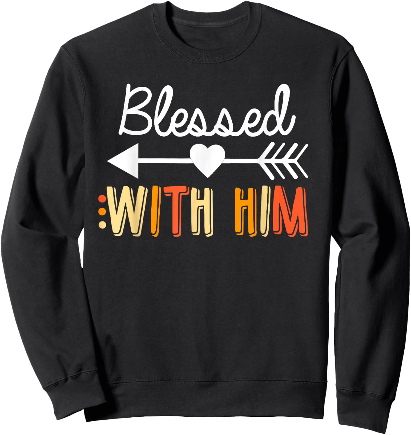 Matching Thanksgiving Couples Pair Funny Outfit Sweatshirt - Sweatshirt | Black