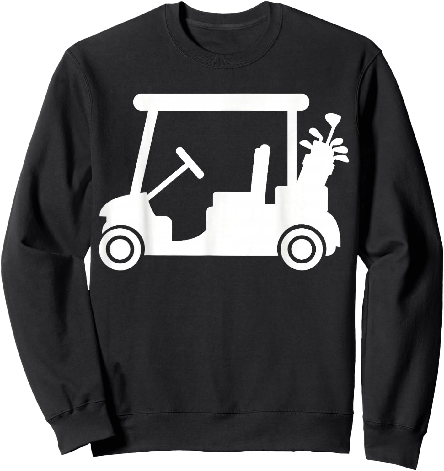Golf cart Sweatshirt - Sweatshirt | Black