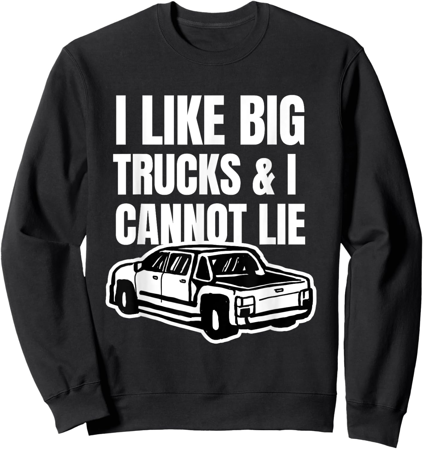 Pickup Truck Sweatshirt - Sweatshirt | Black
