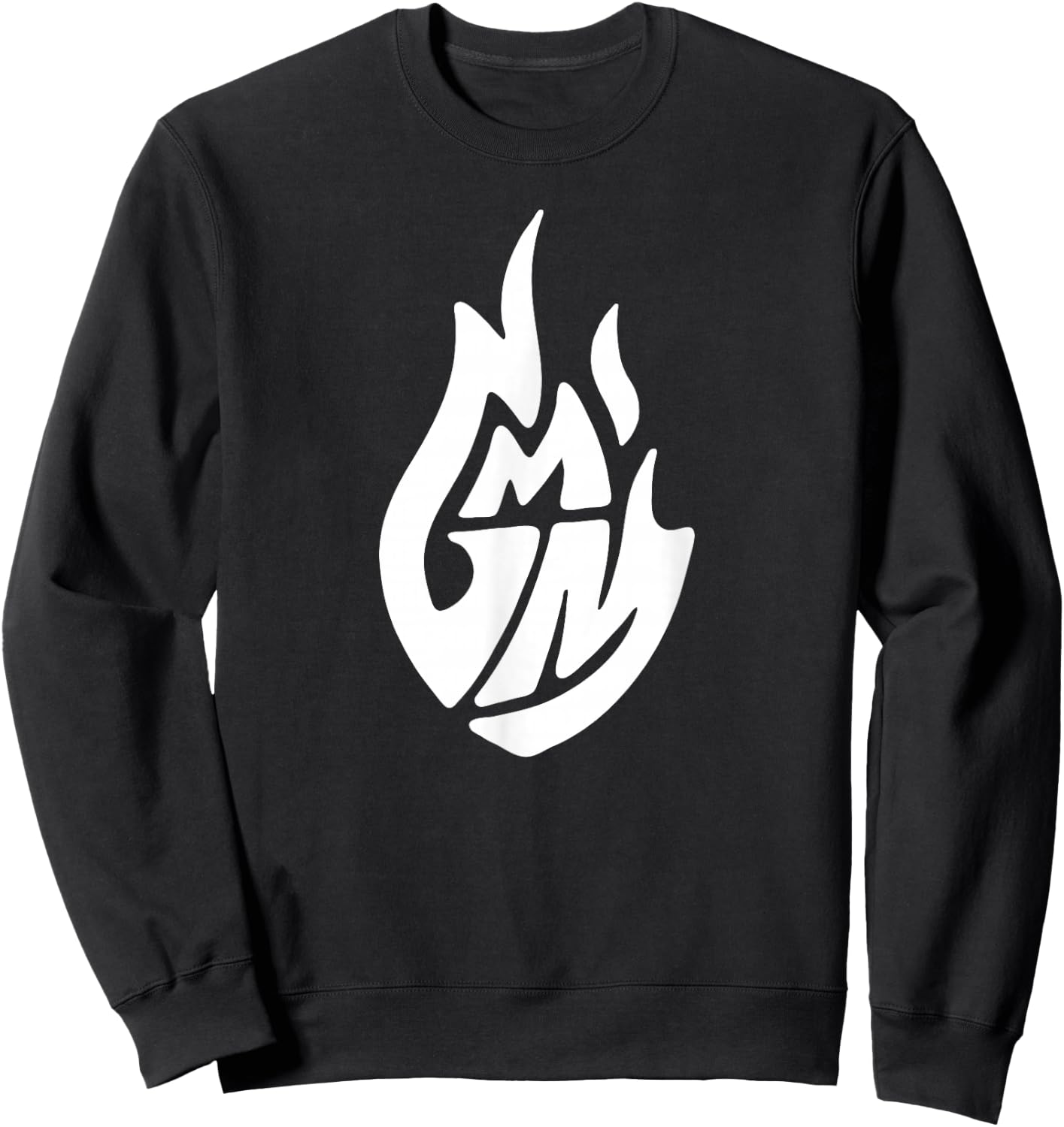 Good Mythical Morning White Logo Small Sweatshirt - Sweatshirt | Black