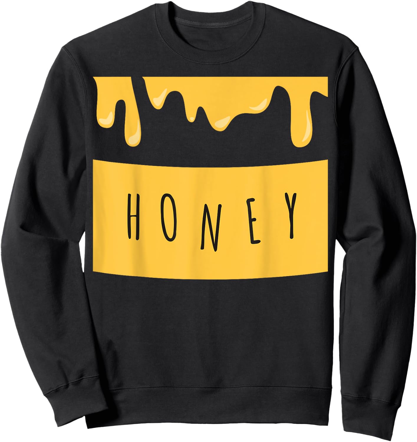Honeypot Jar of Honey Costume for Halloween Sweatshirt - Sweatshirt | Black