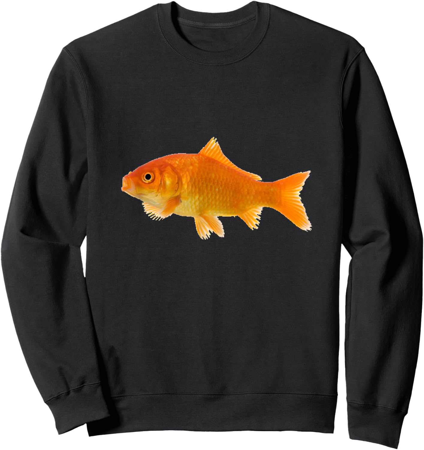 Goldfish Fish Orange Aquarium Fishy Sweatshirt - Sweatshirt | Black