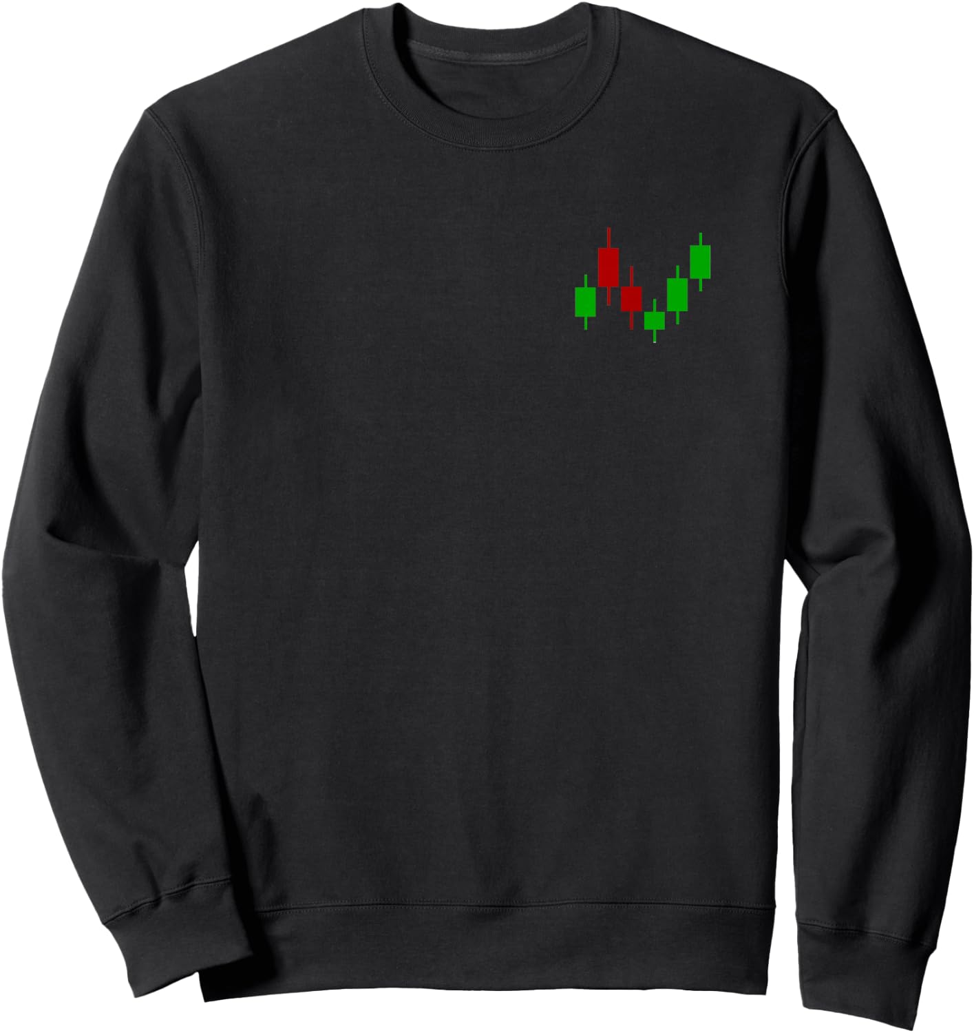 Trade Bar Candle Stick Walls Street Stock Market Shirt Sweatshirt - Sweatshirt | Black
