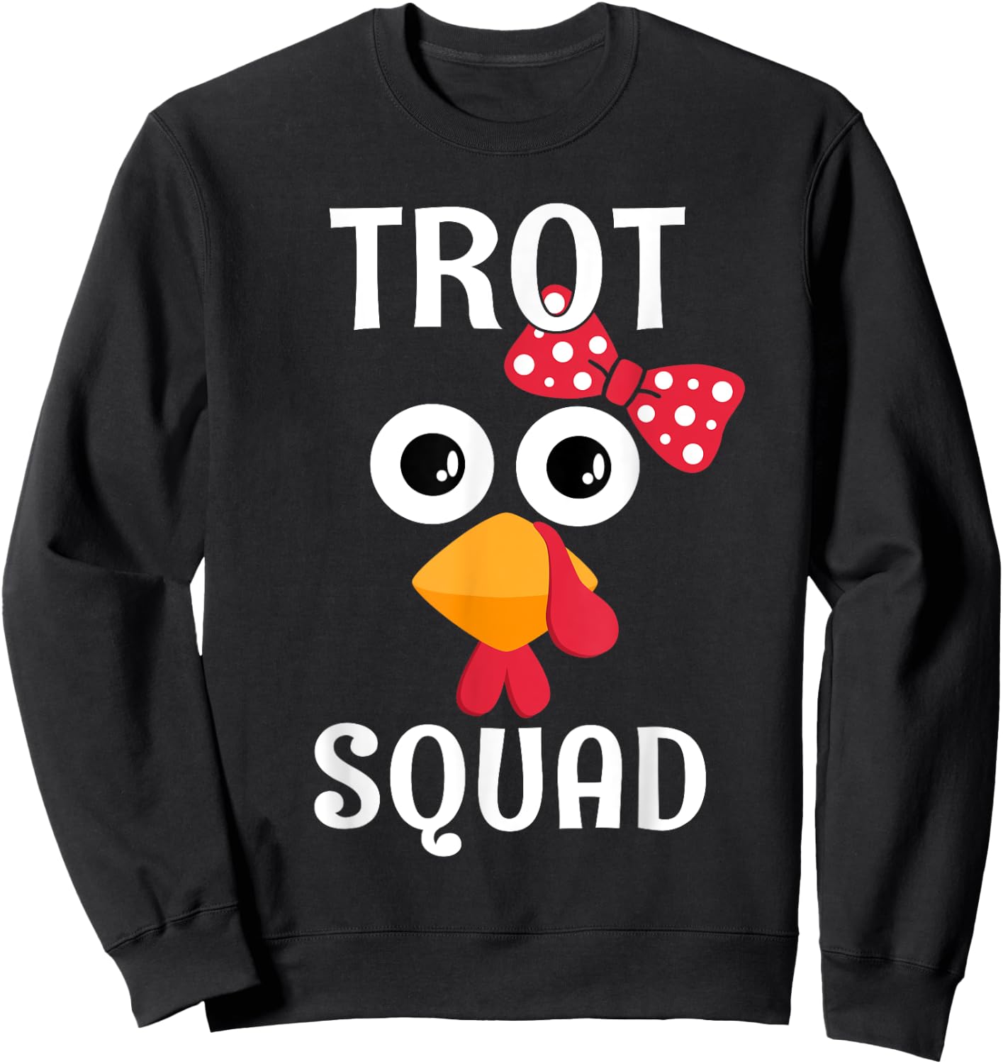 Turkey Trot Shirt Cute Running Gift Sweatshirt - Sweatshirt | Black