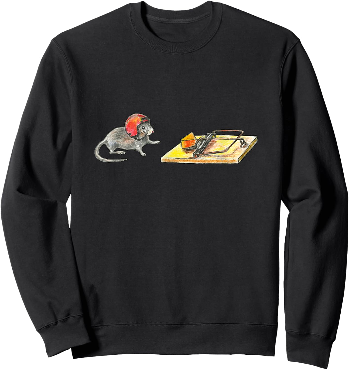 Racing Mouse Trap | Risk Carrier Sweatshirt - Sweatshirt | Black