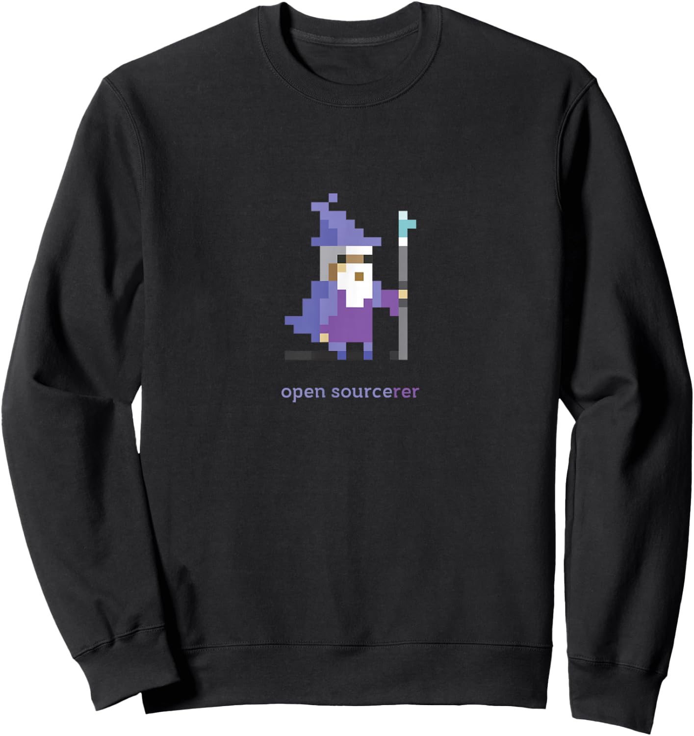Open Source Sorcerer - Programmer Shirt Sweatshirt - Sweatshirt | Black