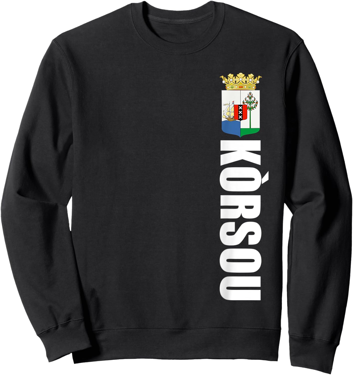 Korsou Soccer Gift Cuacaoan Futbol Country Of Curacao Sweatshirt - Sweatshirt | Black