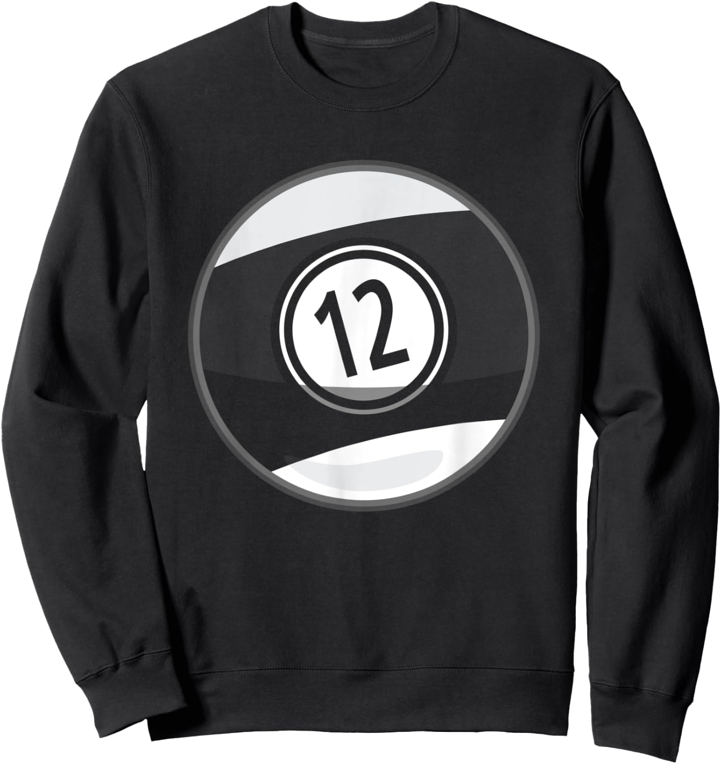 Matching Halloween Costume Set Billiard Balls 12 Ball Sweatshirt - Sweatshirt | Black