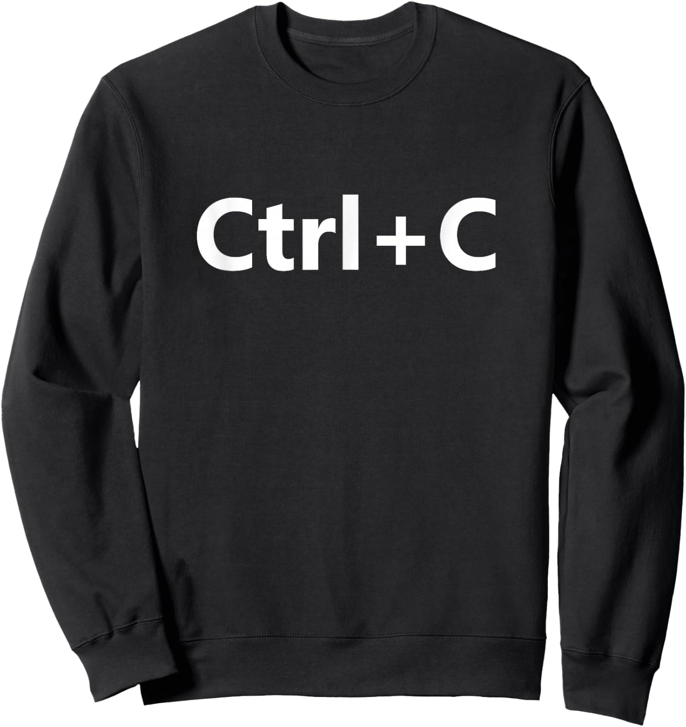 Ctrl C Family Matching Copy Paste Sweatshirt - Sweatshirt | Black