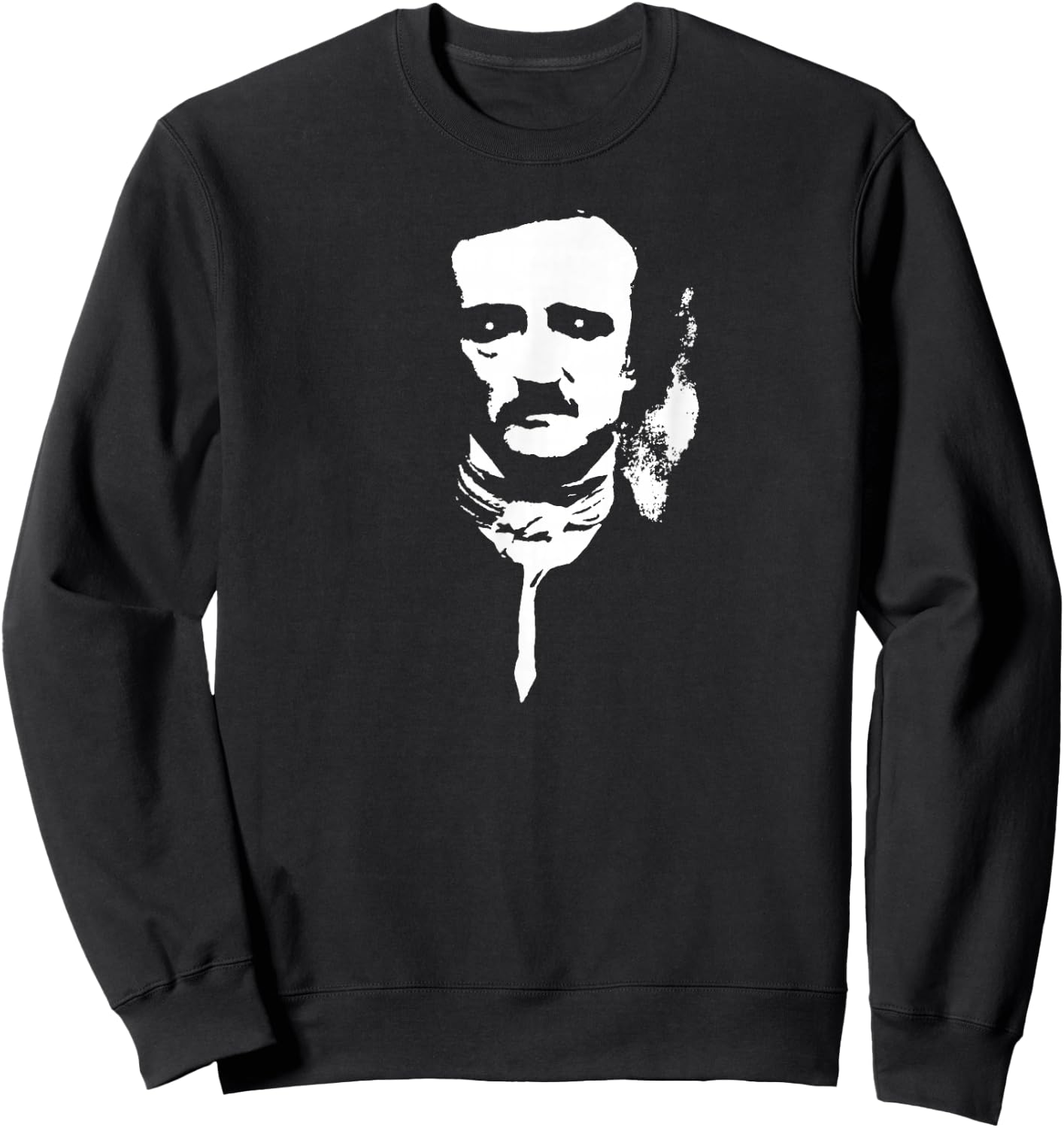 Ghostly Edgar Allan Poe Sweatshirt - Sweatshirt | Black